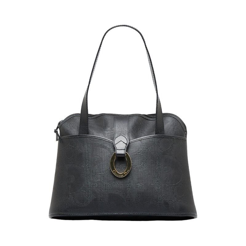 image of Dior Trotter Tote Bag Black Leather, Women's