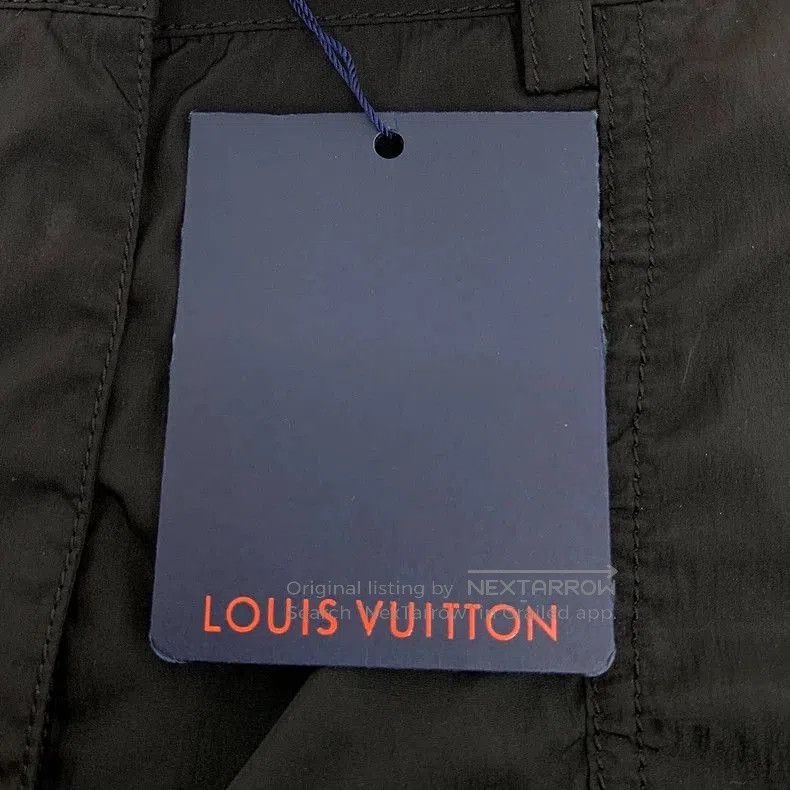 Louis Vuitton Louis Vuitton Black Logo Patchwork Cargo Pants. Size US 38 / EU 54 - 7 Thumbnail
