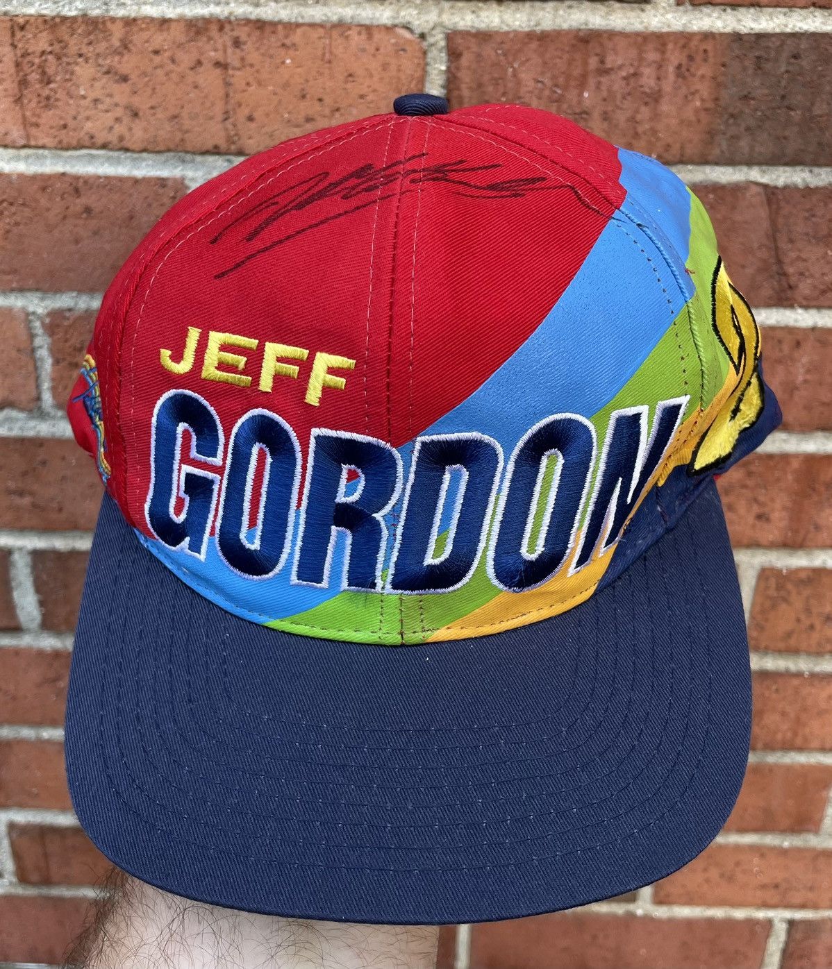 Chase Authentics vintage 90s chase racewear nascar #24 jeff Gordon snapback Size ONE SIZE - 2 Thumbnail