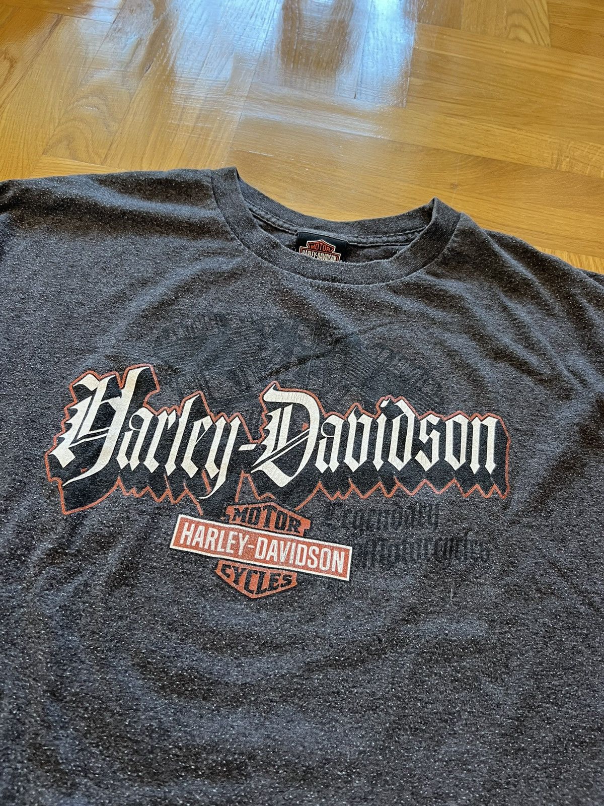 Vintage 2008 Vintage Harley Davidson Long Sleeve T shirt Size US XXL / EU 58 / 5 - 2 Thumbnail