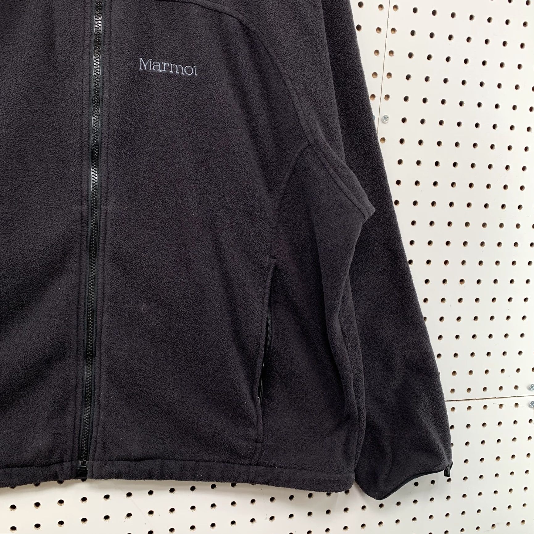 Marmot Marmot Fleece Zip Jacket Mens XL Long Sleeve Black Bomber Jacket Size US XL / EU 56 / 4 - 4 Thumbnail
