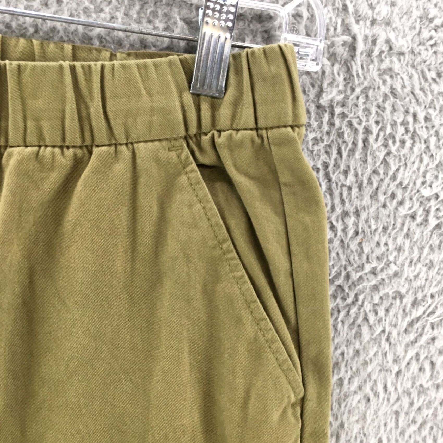 H&M Divided by H&M Cargo Jogger Pants Womens 4 Green High Rise Elastic Waistband Pants Size 27" / US 4 / IT 40 - 3 Thumbnail