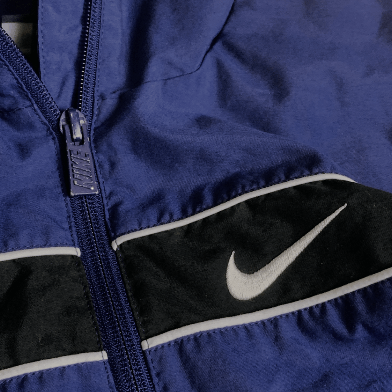 Nike × Vintage Vintage Nike Y2K Swoosh Windbreaker Tracksuit Jacket Size US M / EU 48-50 / 2 - 5 Thumbnail