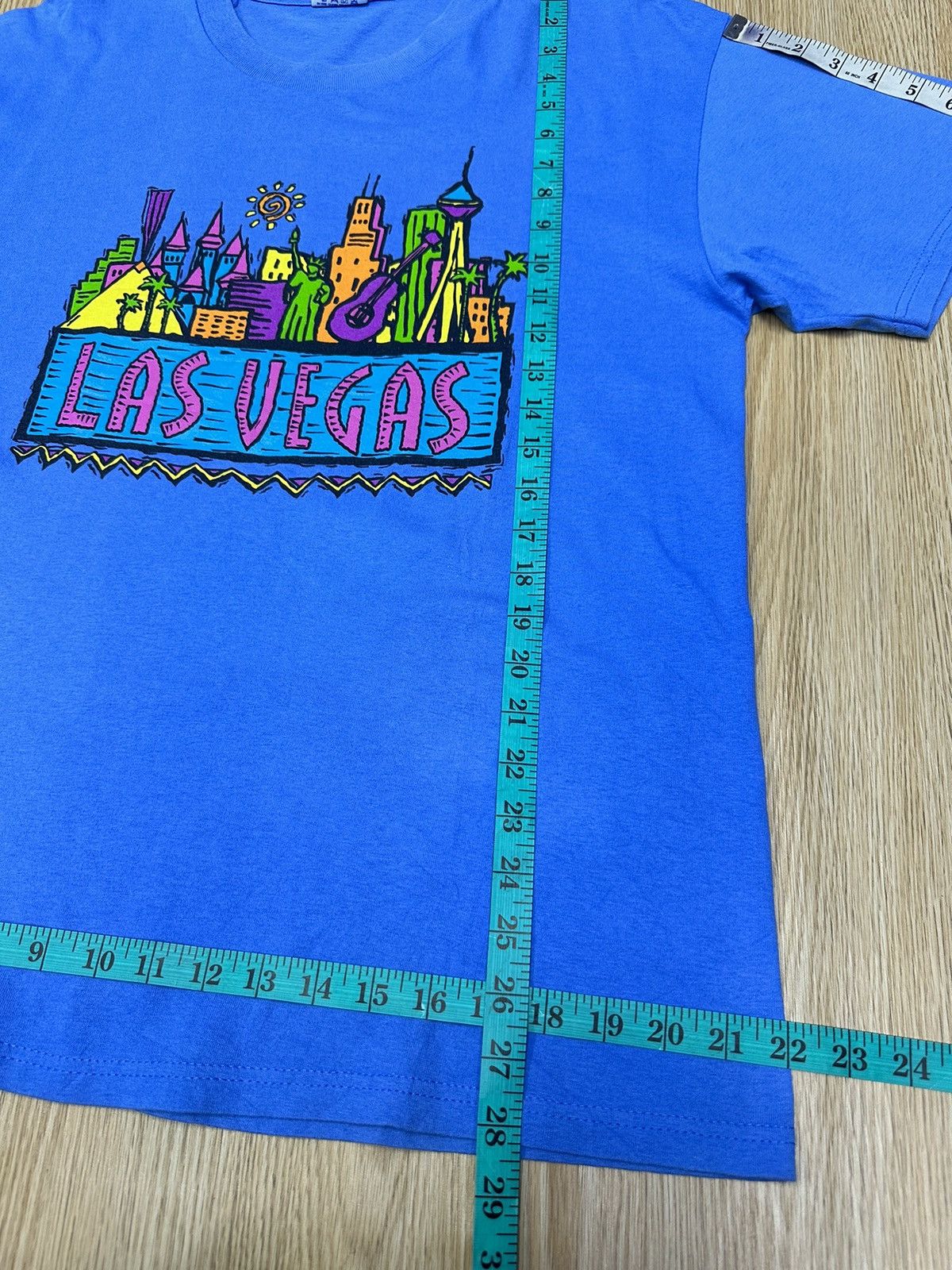 Hanes Vintage Hanes Las Vegas 90s Tshirt A250 Size US M / EU 48-50 / 2 - 5 Thumbnail
