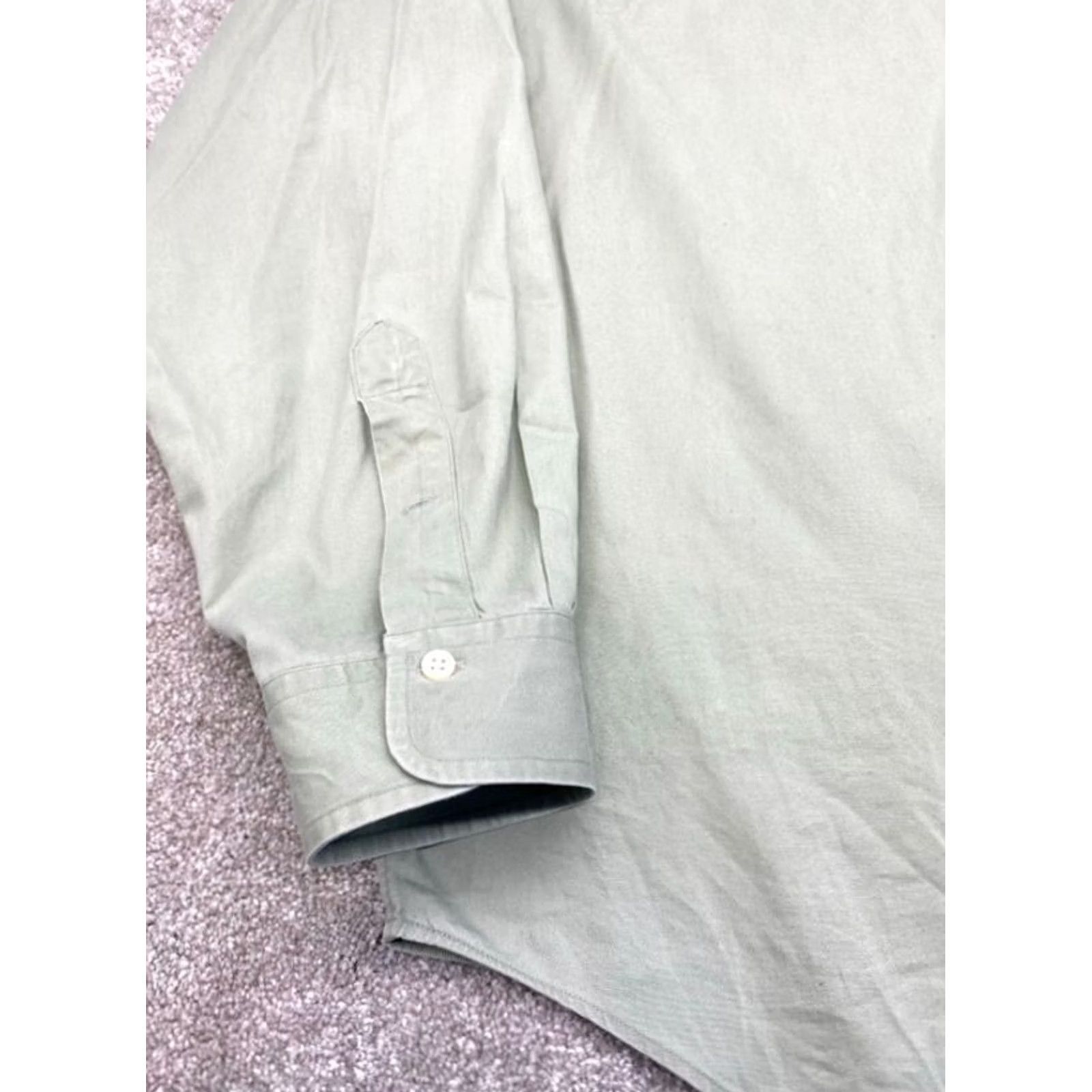 Ralph Lauren Ralph Lauren Shirt Men XL Green Long Sleeve Button-Down 100% Cotton Dress Shirt Size US XL / EU 56 / 4 - 2 Thumbnail