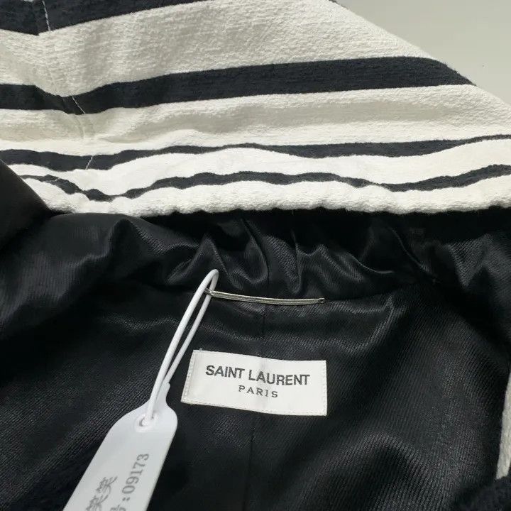 Saint Laurent Striped Hooded Jacket for Men-2507