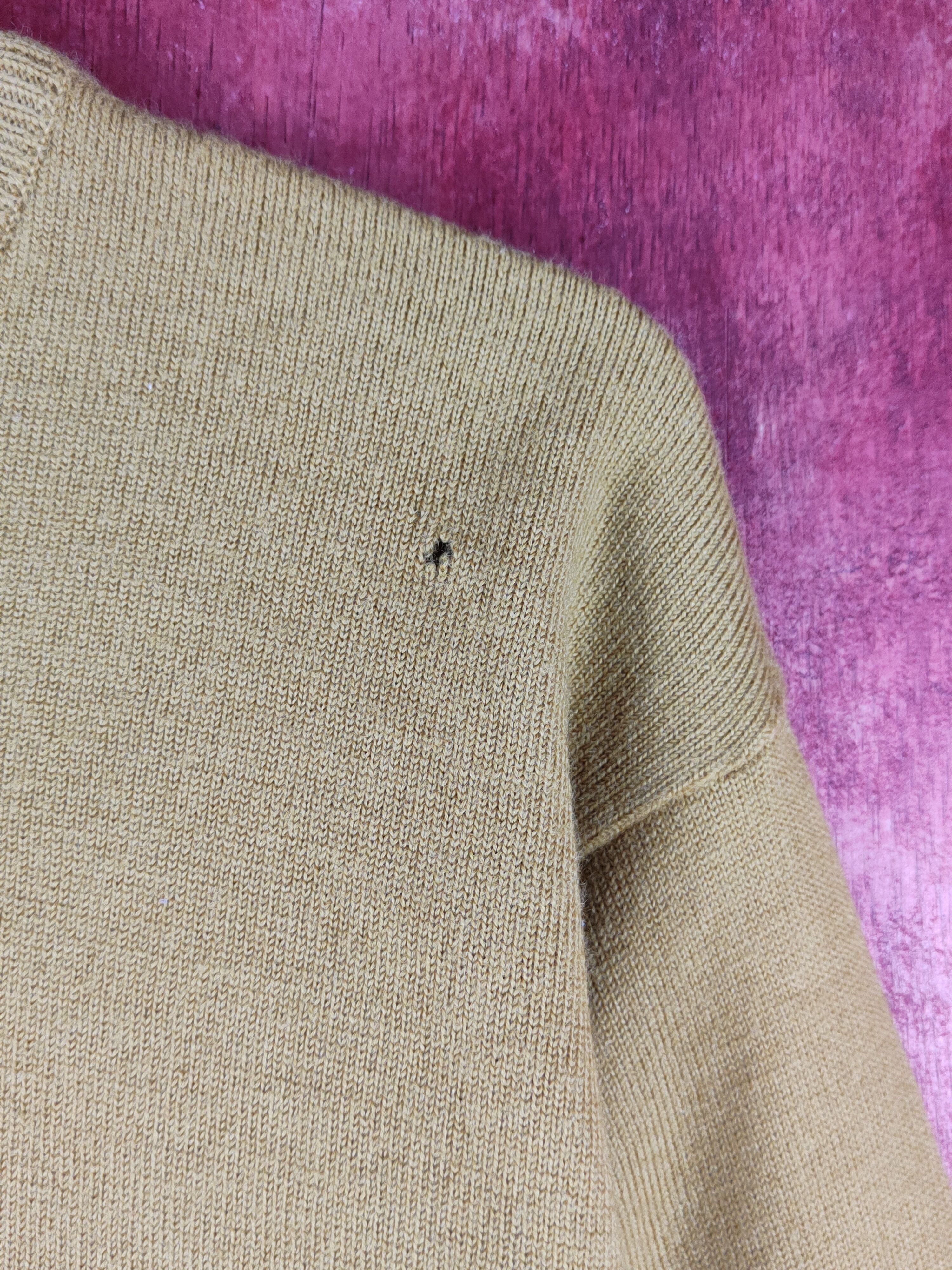 Mr. Junko DL Mr.Junko Koshino Mustard Knitwear Sweatshirt #S1522 Size US M / EU 48-50 / 2 - 7 Thumbnail