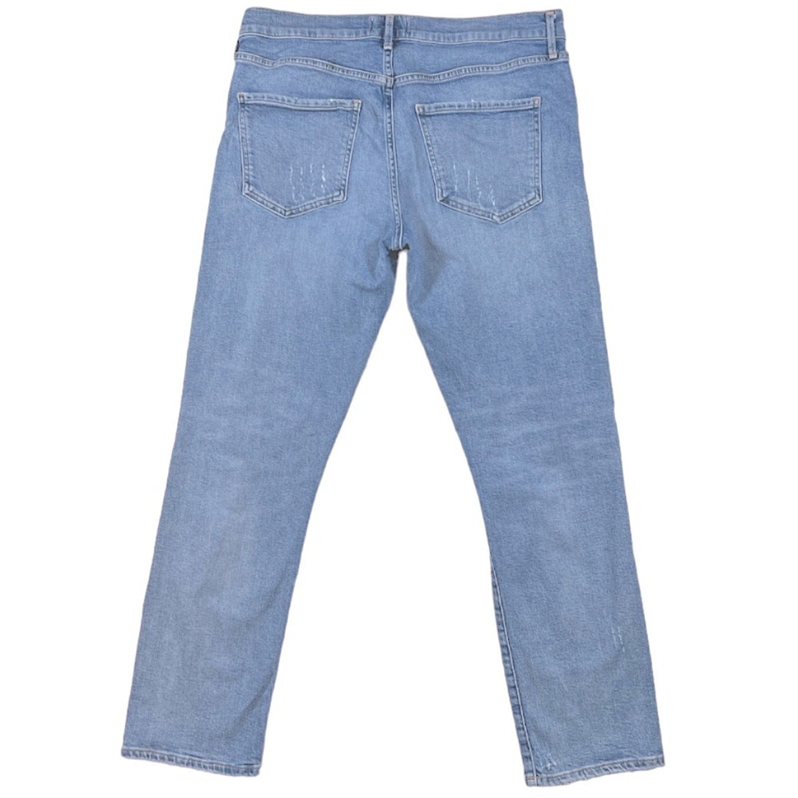 Agolde Agolde Blue Distressed Jeans | Size 28 Size 28" / US 6 / IT 42 - 2 Thumbnail