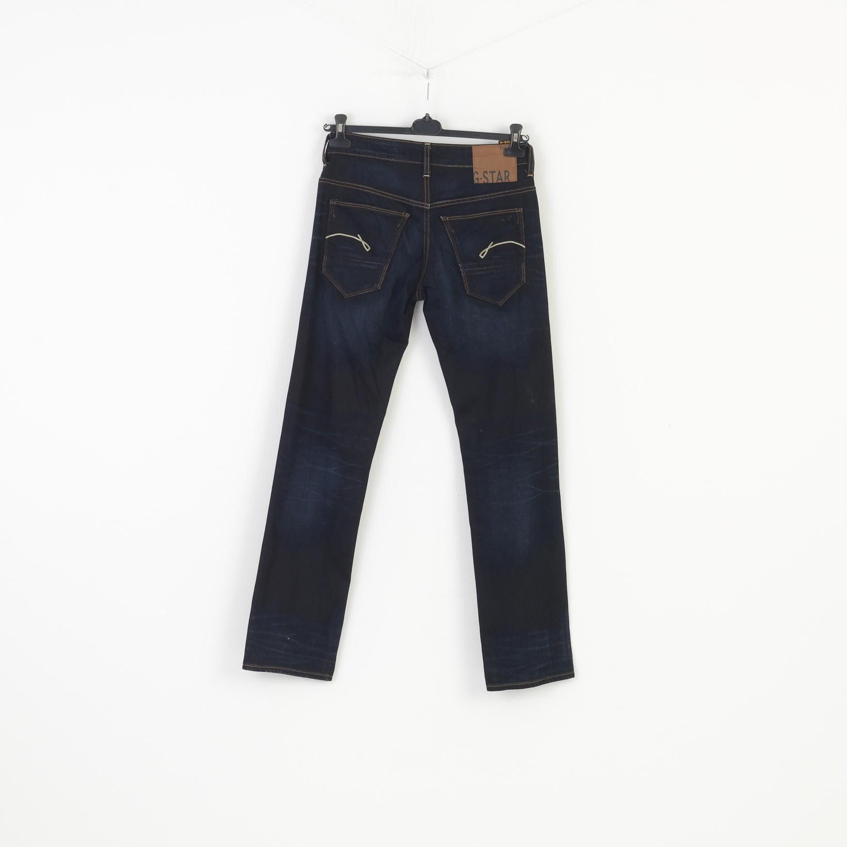 G-Star G-Star Men 29 32 Trousers Navy Blue Morris 10155 Size US 29 - 8 Thumbnail