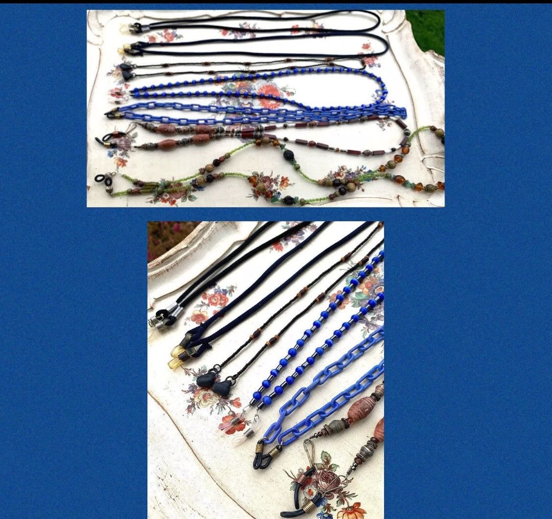 Vintage Vintage Eyewear Strap Lot Wear On Any Sunglasses Glasses Size ONE SIZE - 6 Thumbnail