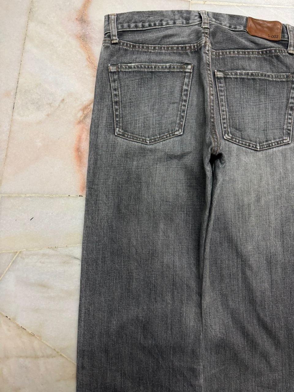 Uniqlo 💥Sick💥Vintage Uniqlo Easy Fit Straight Insane Stoned Faded Size US 30 / EU 46 - 16 Thumbnail