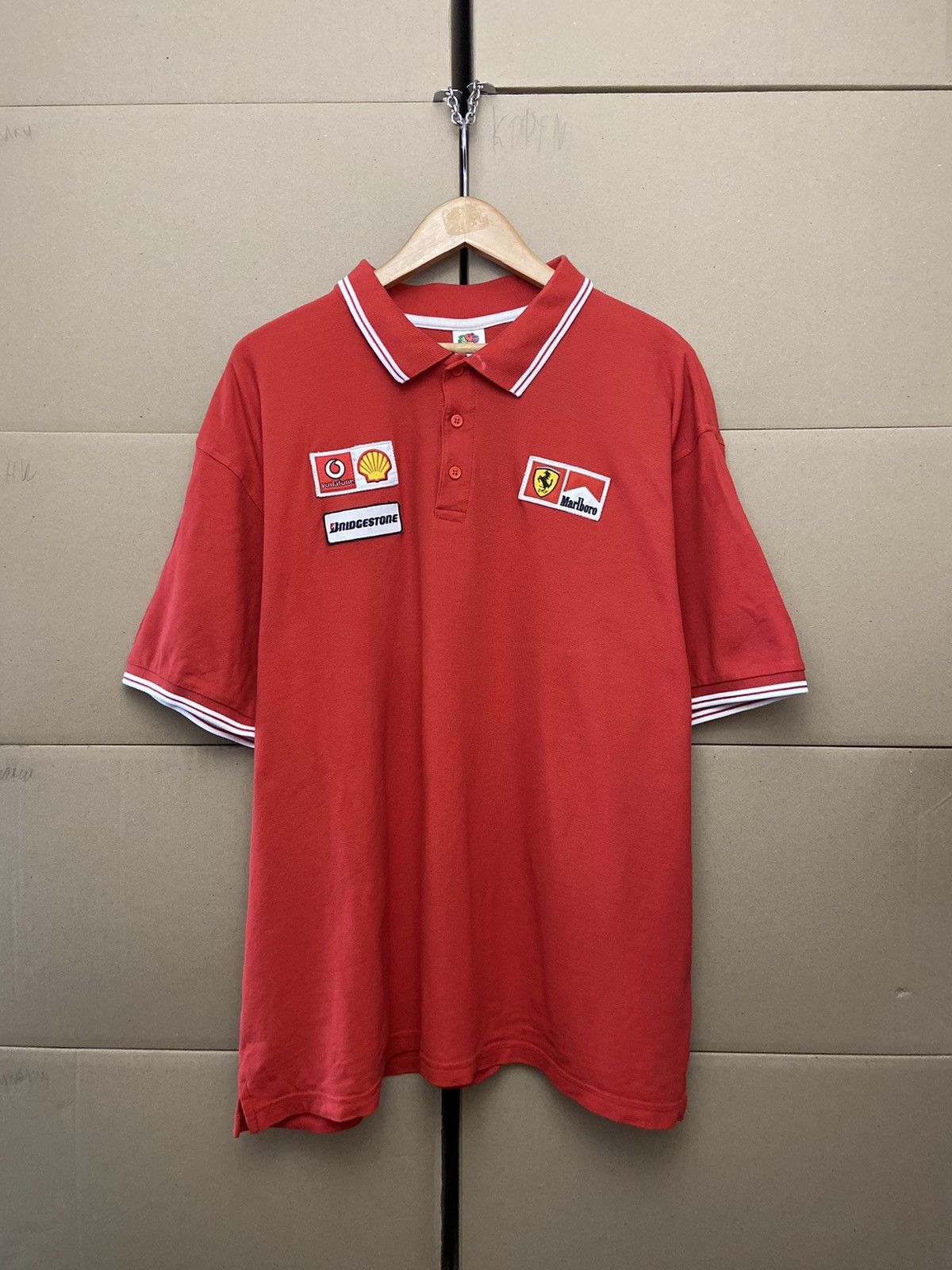 Vintage newest Ferrari Marlboro Racing Polo Size XL