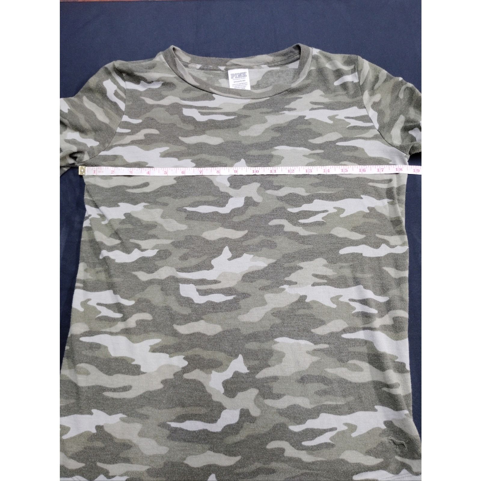 Pink PINK Victoria's Secret Olive & White Camo Tee Size S / US 4 / IT 40 - 4 Thumbnail