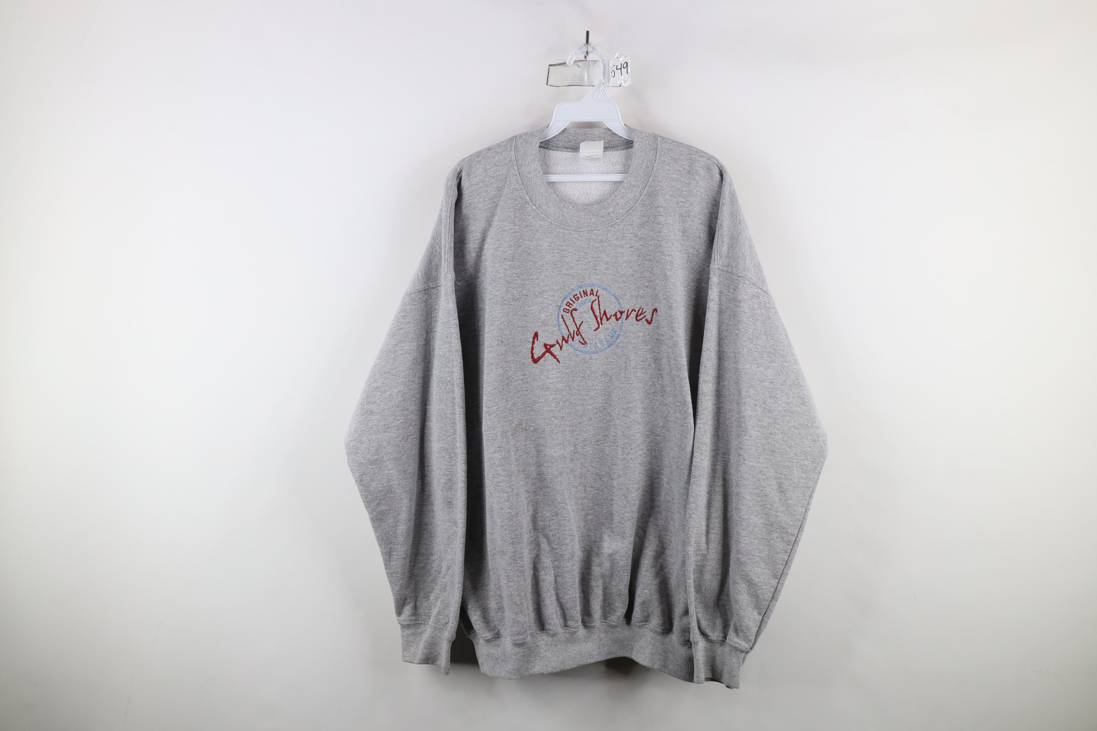 Vintage Vintage 90s Streetwear Shores Alabama Crewneck Sweatshirt Size US XL / EU 56 / 4 - 1 Thumbnail