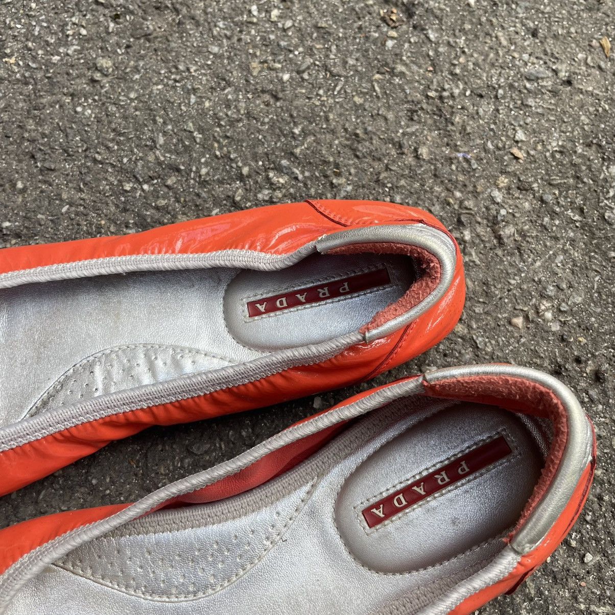 Prada Vintage 90s Prada Ballet Flats Shoes Very Rare old money sli Size US 6.5 / IT 36.5 - 4 Thumbnail