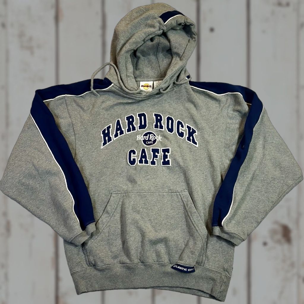 Hard Rock Cafe VINTAGE Hard Rock Cafe Atlantic City Hoodie Embroidered Spell Out Men's Small Size US S / EU 44-46 / 1 - 1 Thumbnail