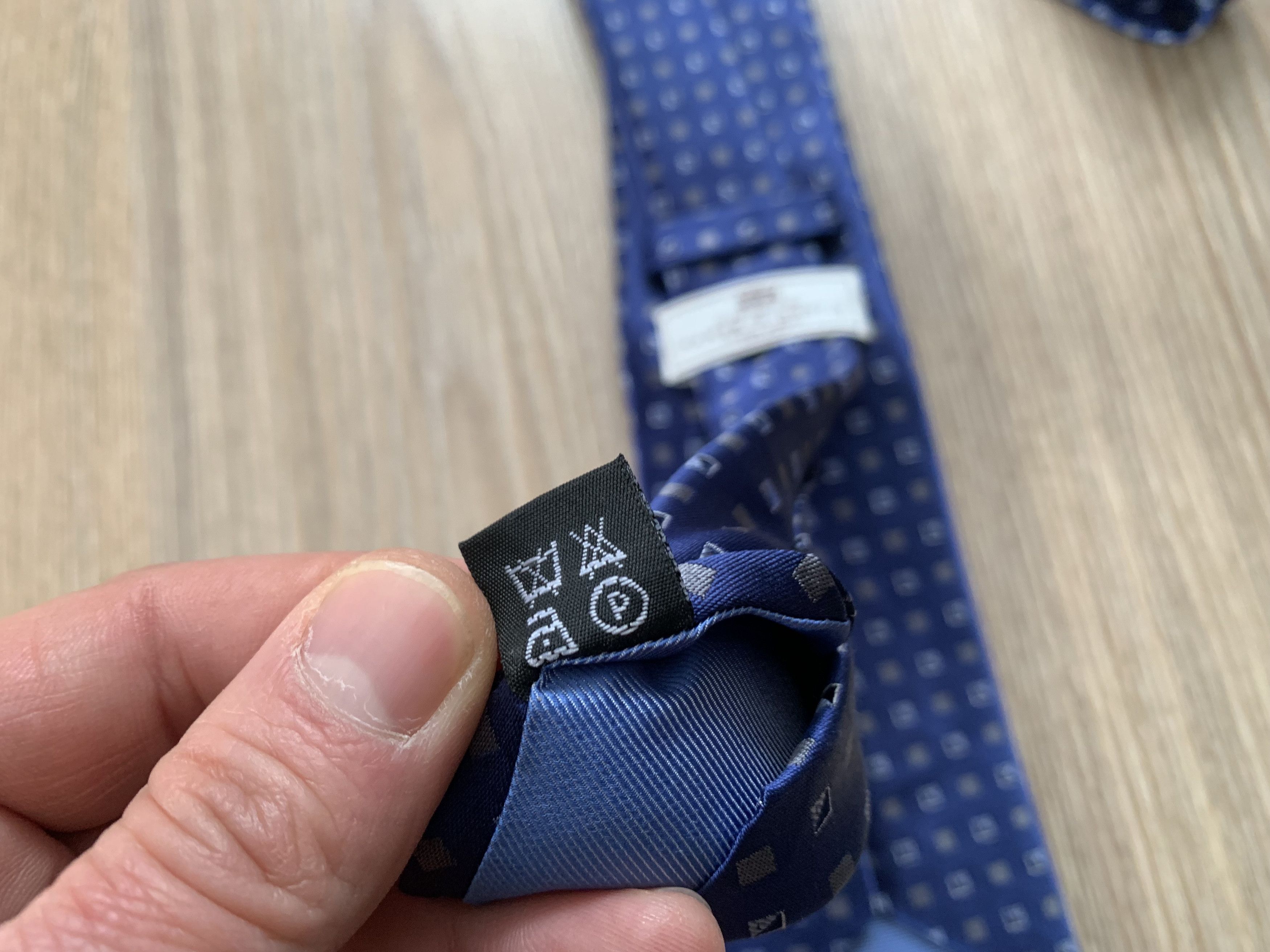 Other Hawes & Curtis London Monogram Silk Tie Size ONE SIZE - 8 Thumbnail