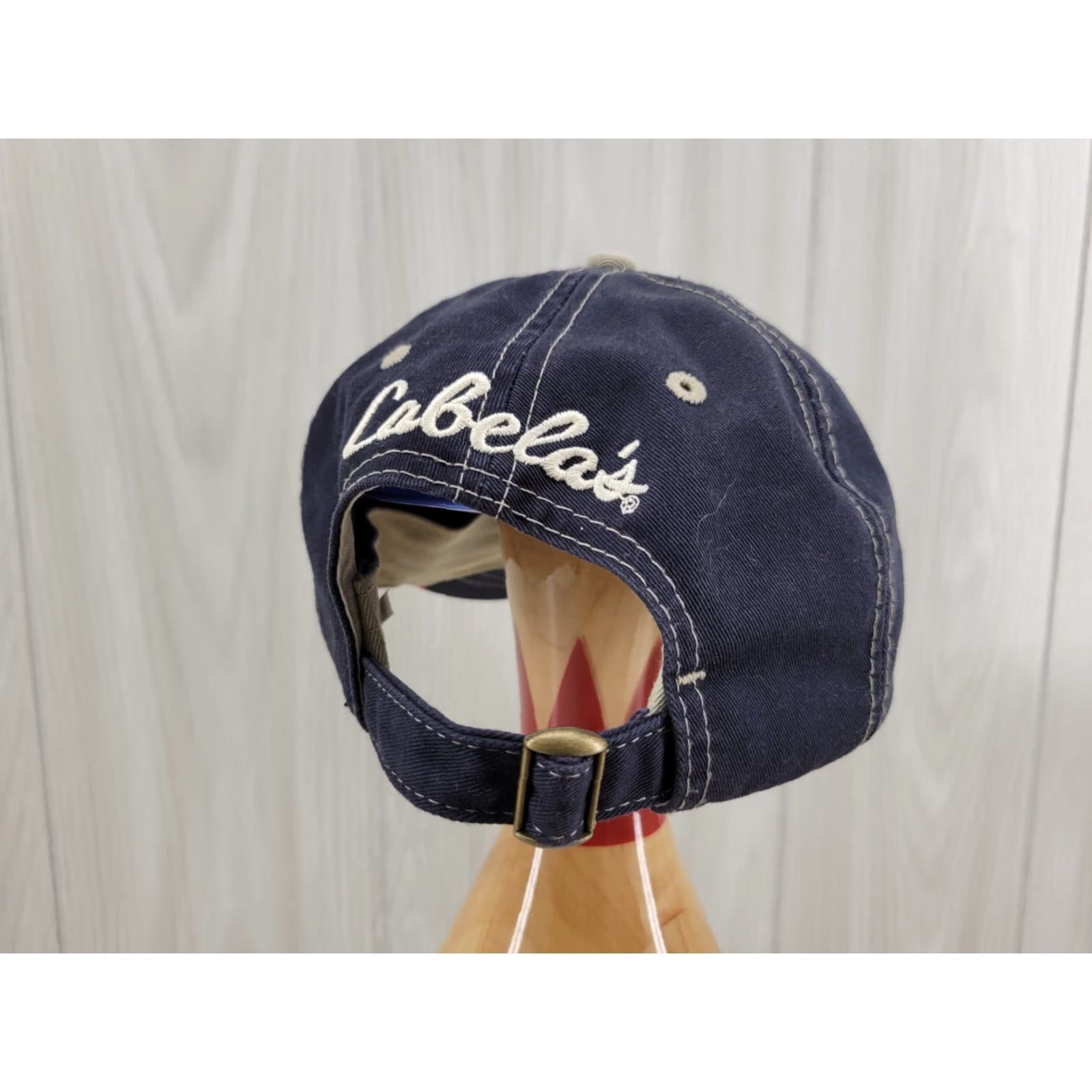 Vintage Cabela's Hat Cap OSFM Adjustable Strap Embroidered Blue Logo Baseball Cap Men Adjustable Blue Outdoor Casual Mens Size ONE SIZE - 5 Thumbnail