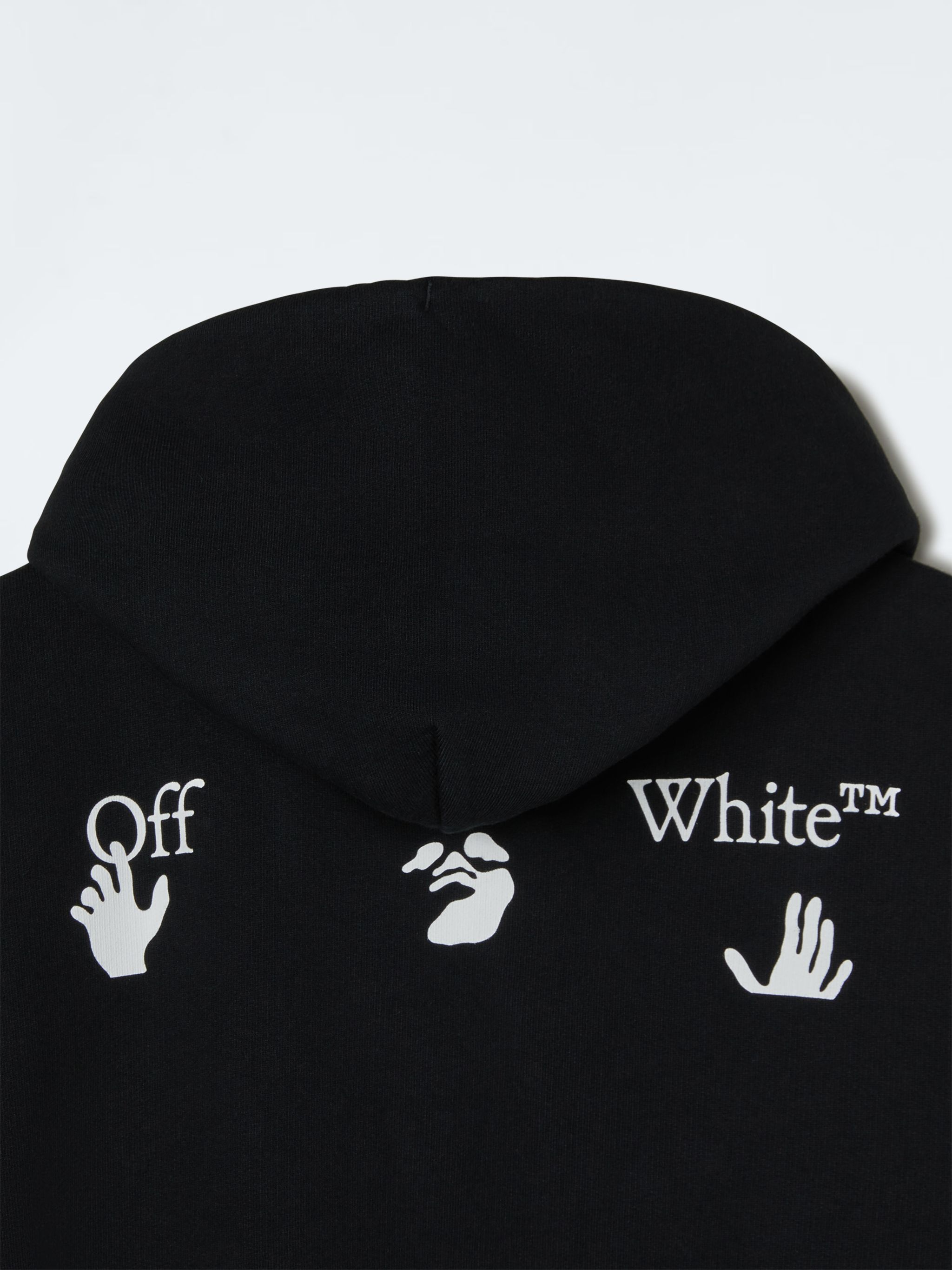 Off-White o1gr1nt1124 Business Slim Hoodie in Black Size US XS / EU 42 / 0 - 4 Thumbnail