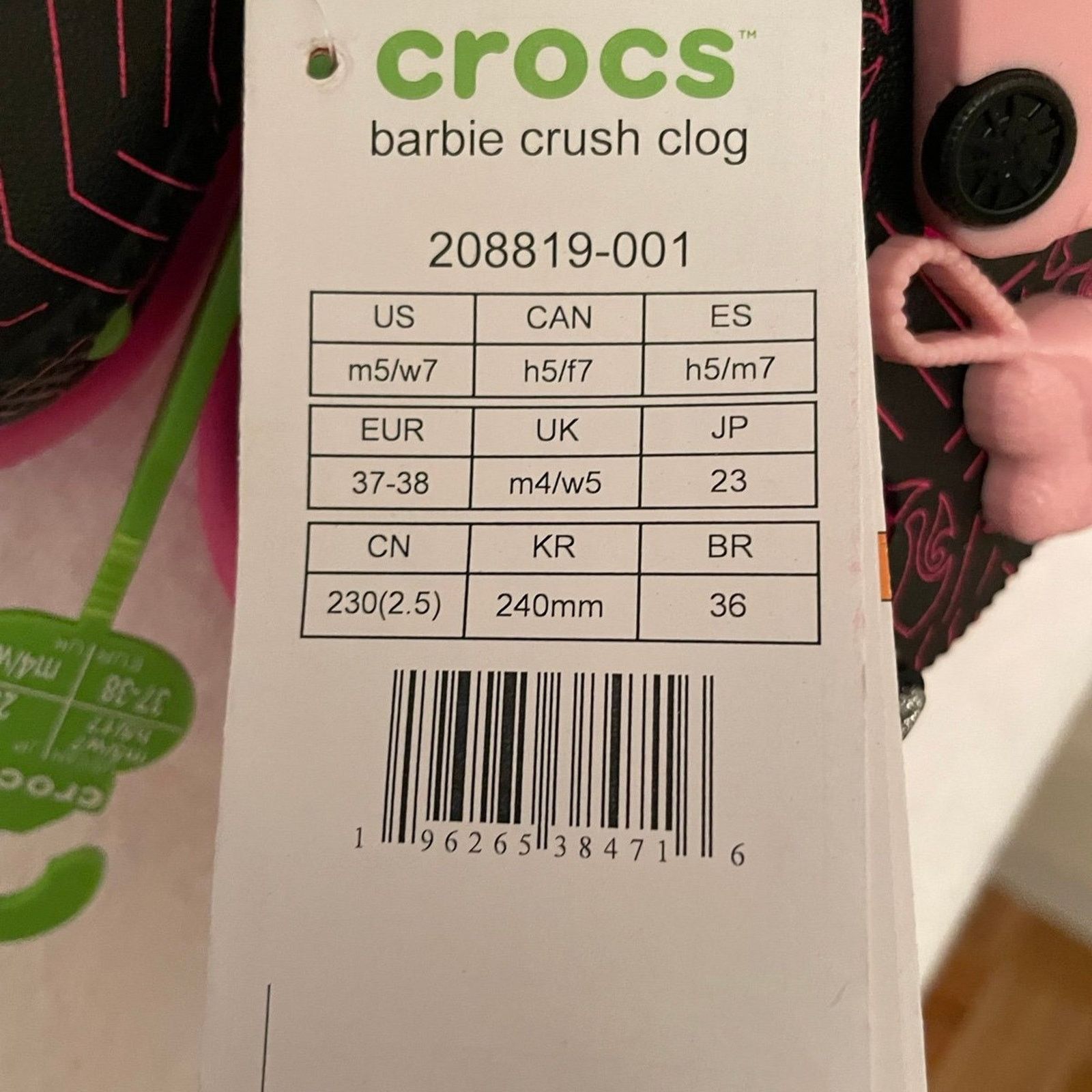 Crocs Barbie Platform Croc- Women’s Size 7 Size US 7 / IT 37 - 8 Thumbnail