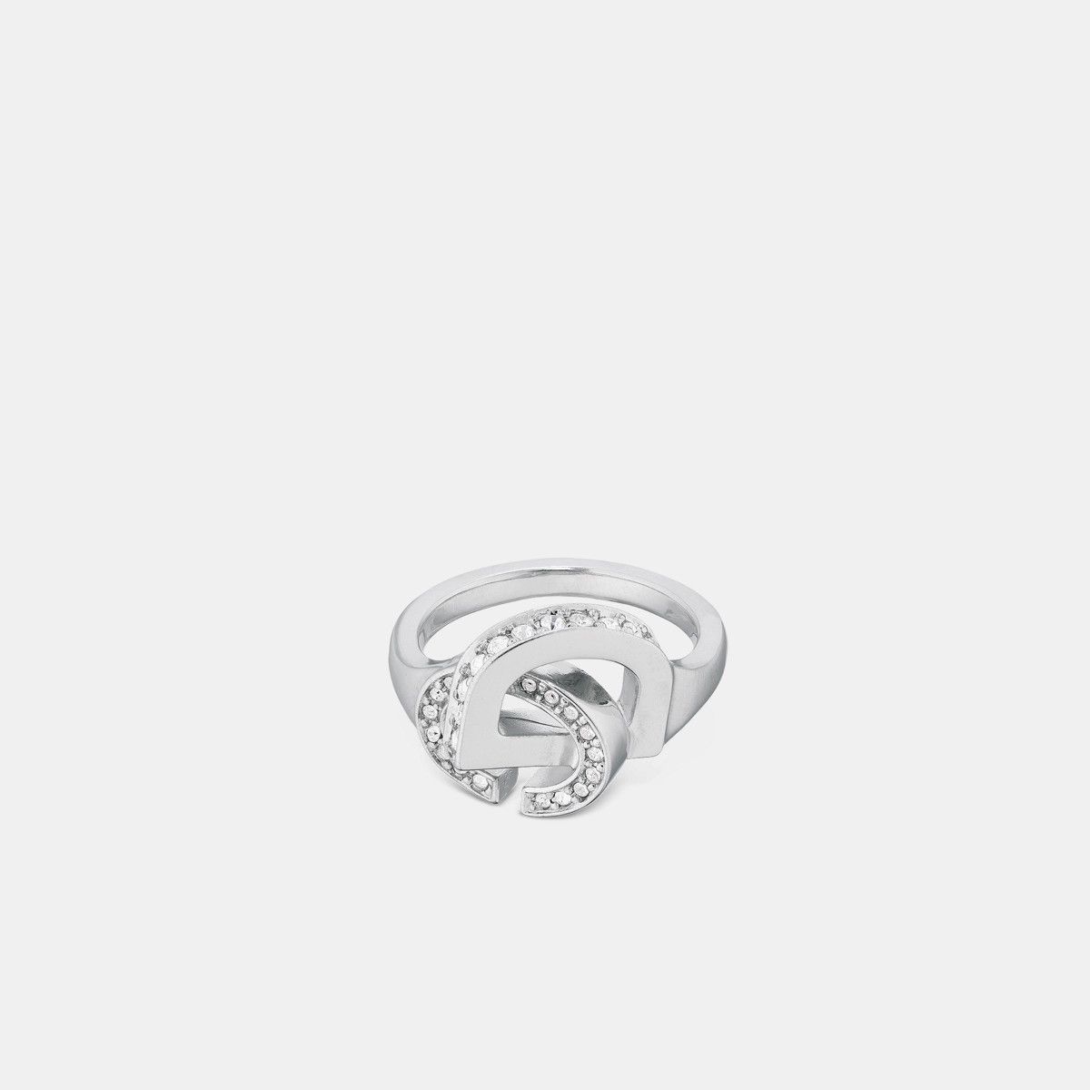 Dior o1bcso1str0126 Size:OS/Cd Lock Ring in Silver Size ONE SIZE - 3 Thumbnail