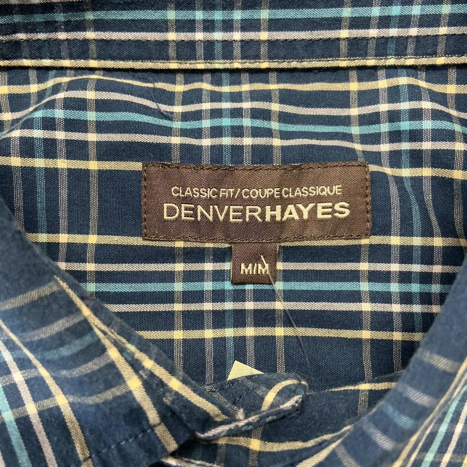 Vintage Vintage Cropped Denver Hayes Blue Plaid Button Up Size US M / EU 48-50 / 2 - 3 Thumbnail