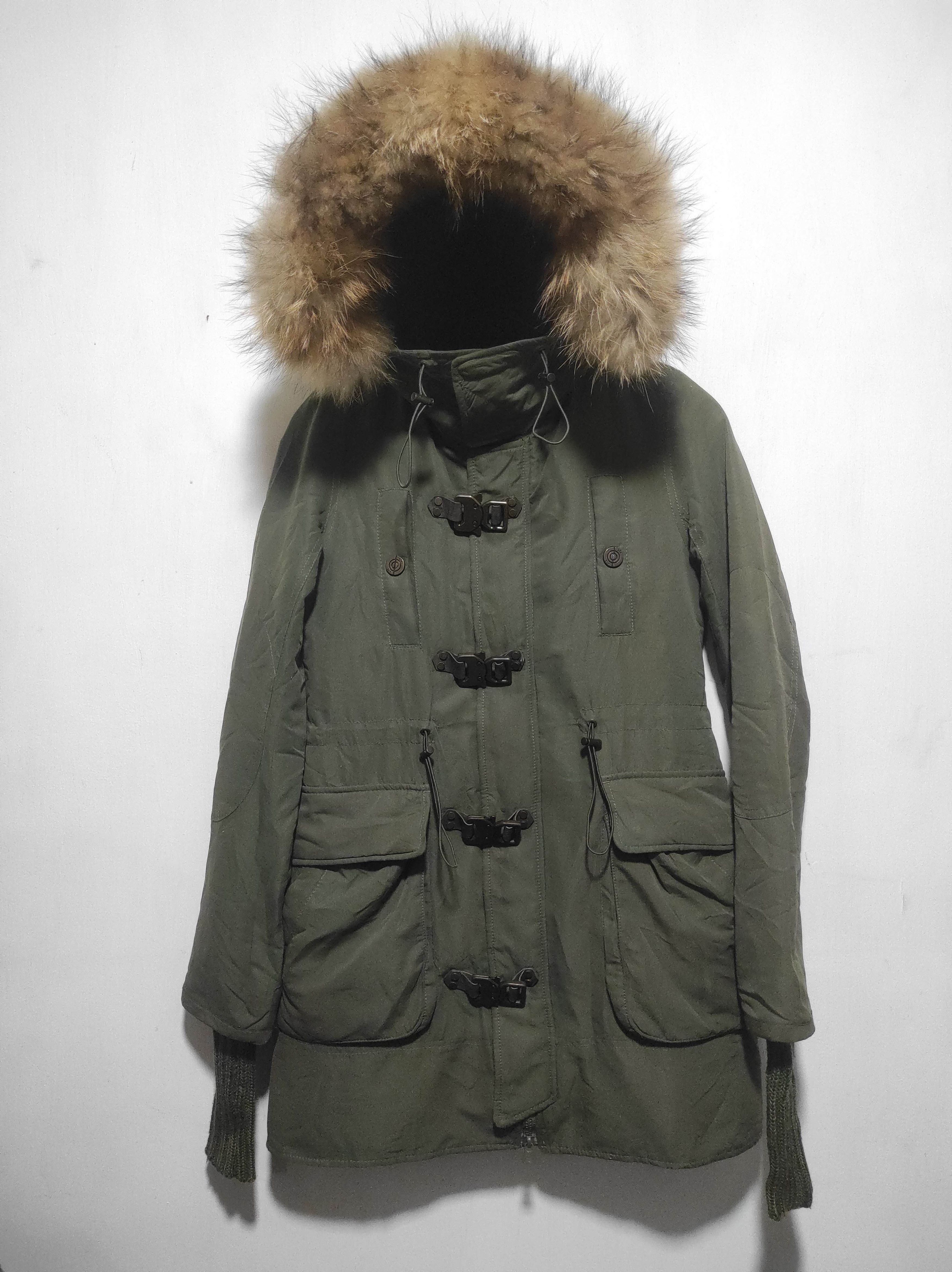 Japanese Brand SLY fur zip hoodie parka jacket LGB style Size US S / EU 44-46 / 1 - 4 Thumbnail