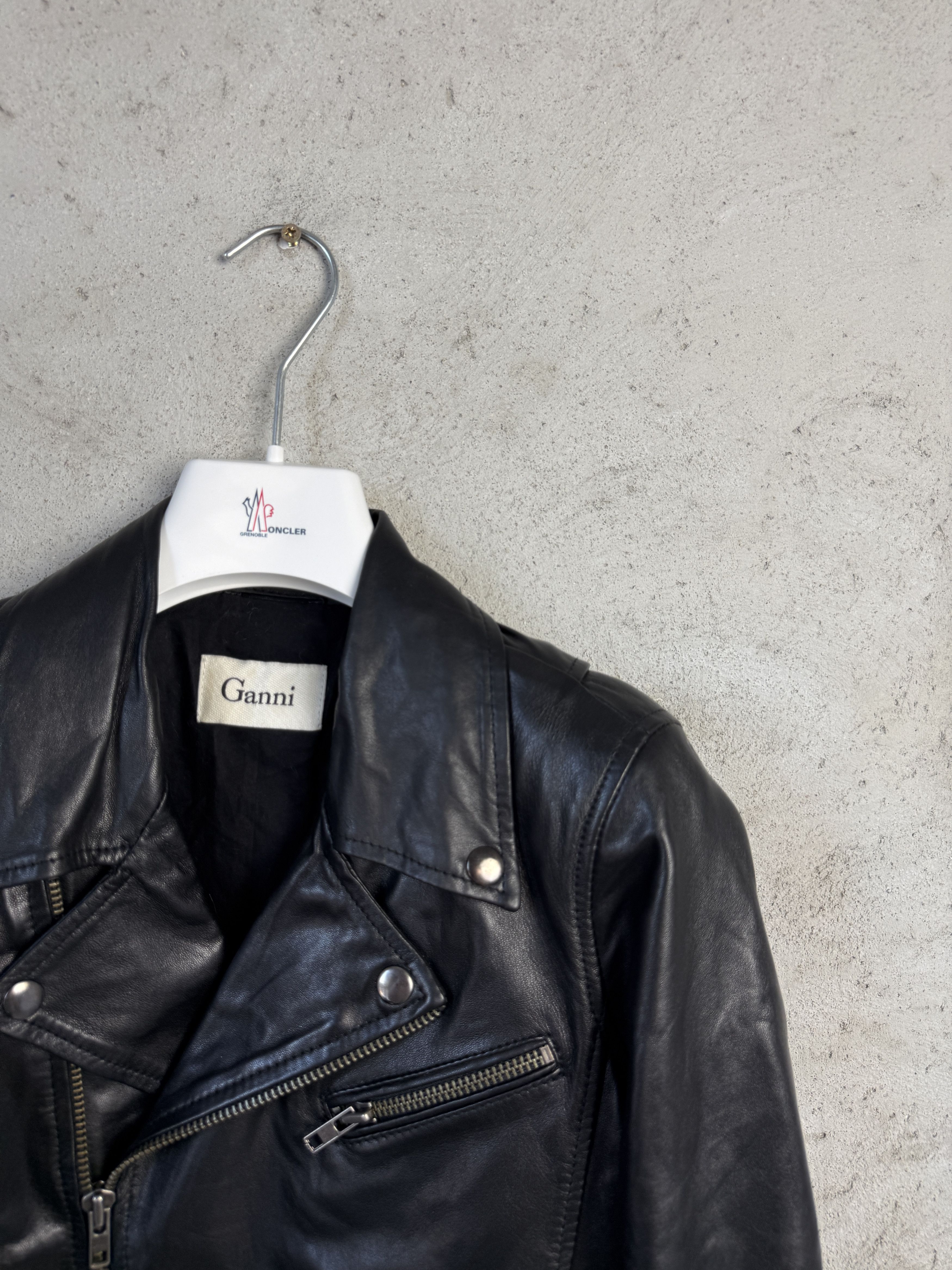 Ganni Ganni Alibaba Leather jacket biker casual vintage Size S / US 4 / IT 40 - 2 Thumbnail