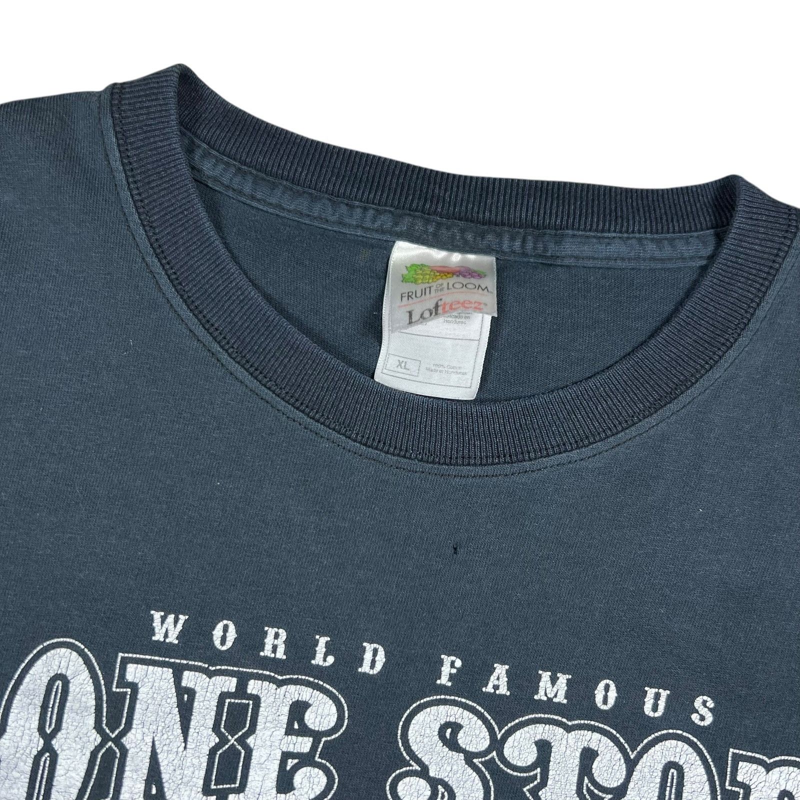 Fruit Of The Loom × Vintage Vintage Vaudeville One Stop Poker Run outlaw biker faded tee Size US XL / EU 56 / 4 - 6 Thumbnail