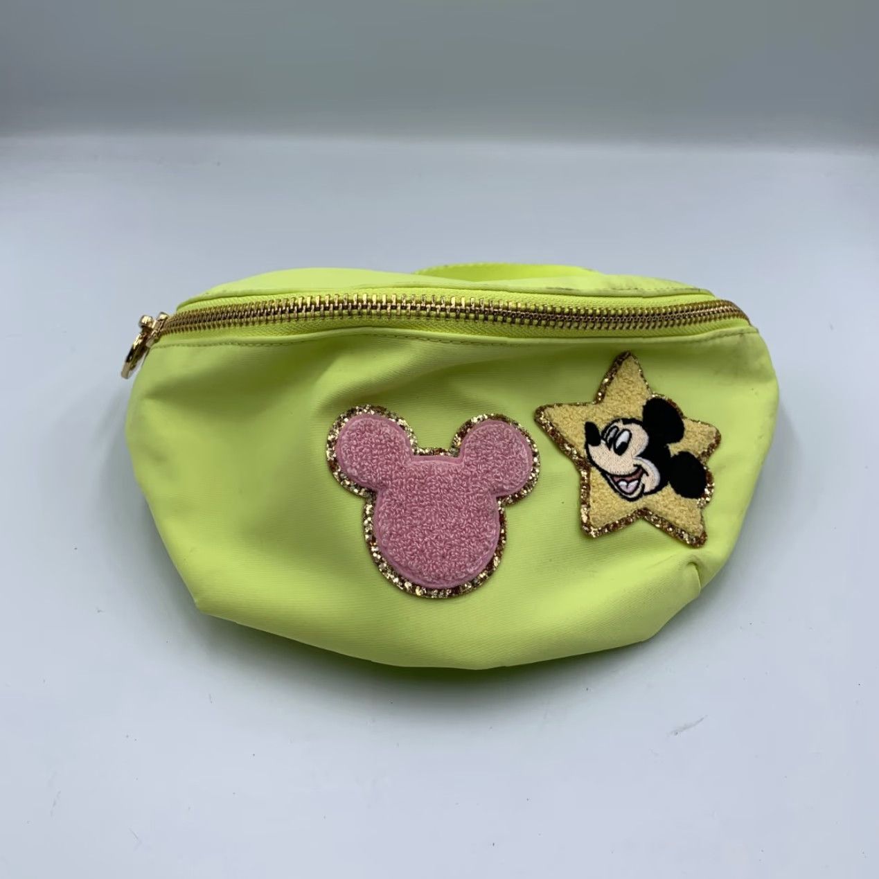 Vintage Stoney Clover Fanny Pack Womens Green Disney Themed Patches Adjustable Belt Bag Size ONE SIZE - 2 Thumbnail