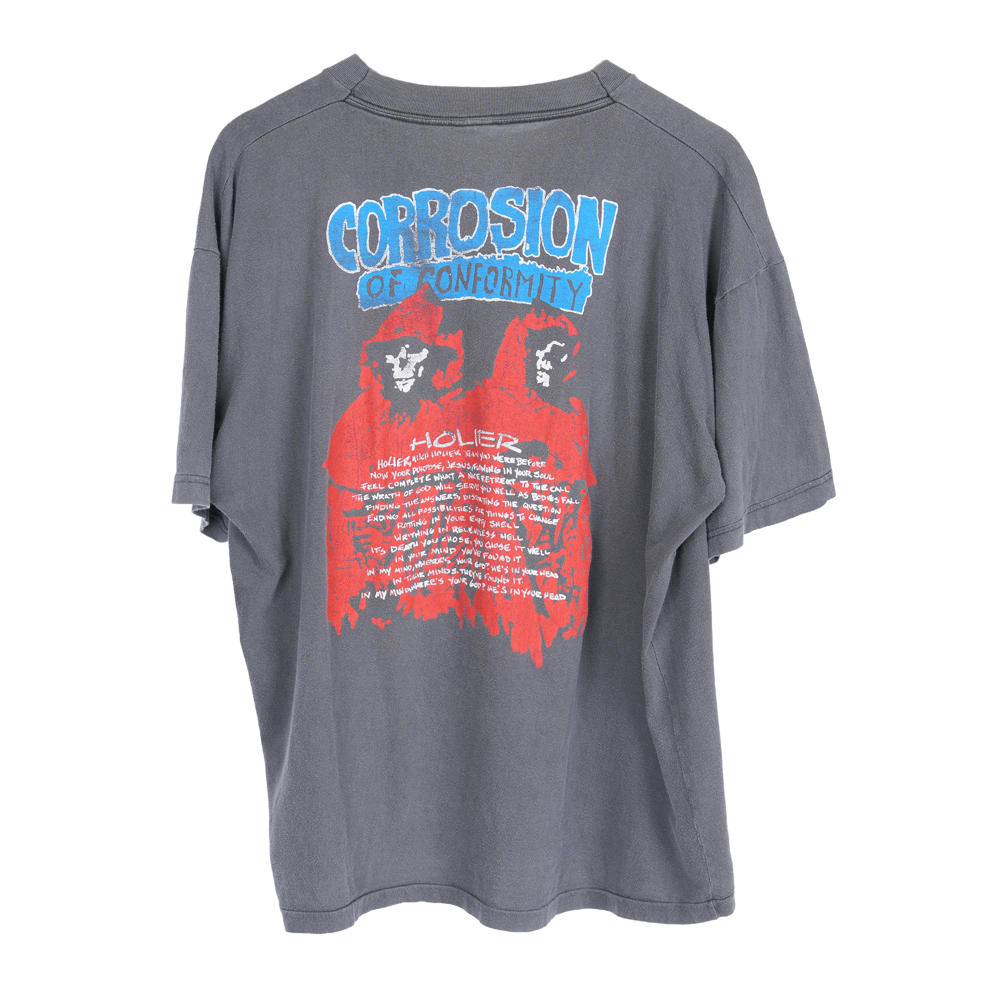 Vintage CORROSION OF CONFORMITY TRASHED TEE Size US XL / EU 56 / 4 - 2 Thumbnail