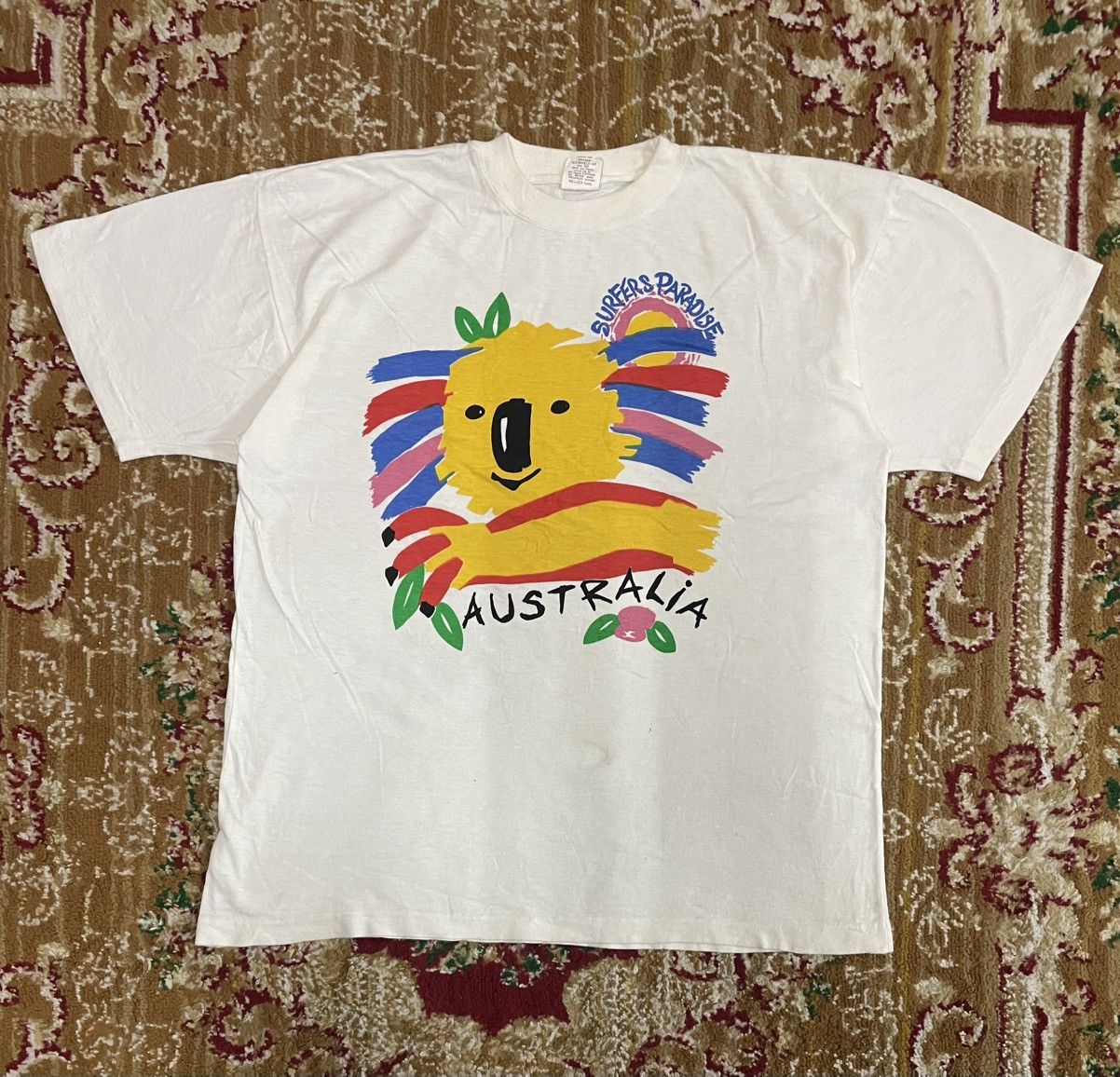Vintage Vtg 90s Koala Australia Single Stich Size US L / EU 52-54 / 3 - 1 Thumbnail