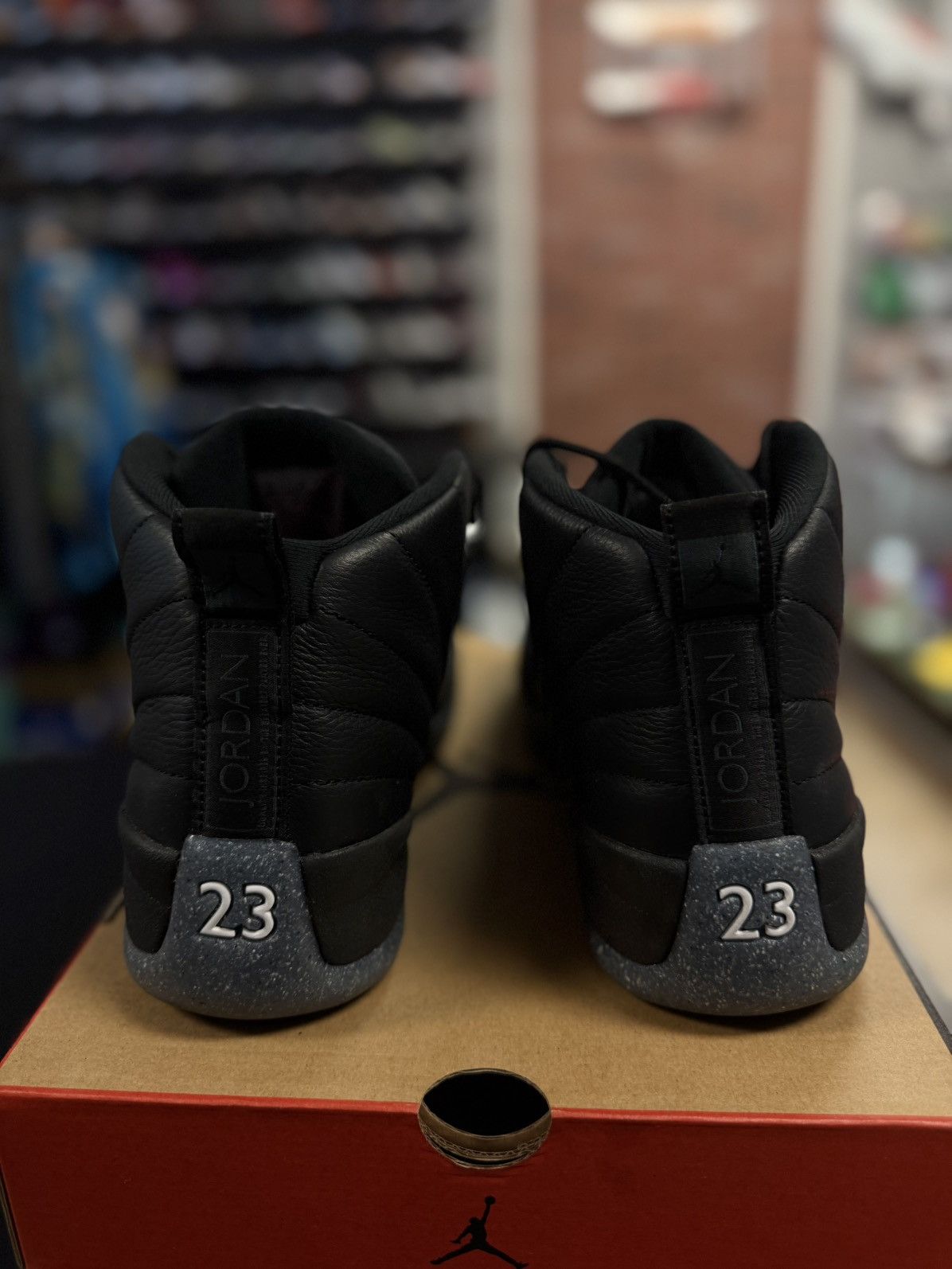 Jordan Brand × Nike Jordan 12 Utility Black Gray Size 10 Pre Owned 🧼 Size US 10 / EU 43 - 10 Thumbnail