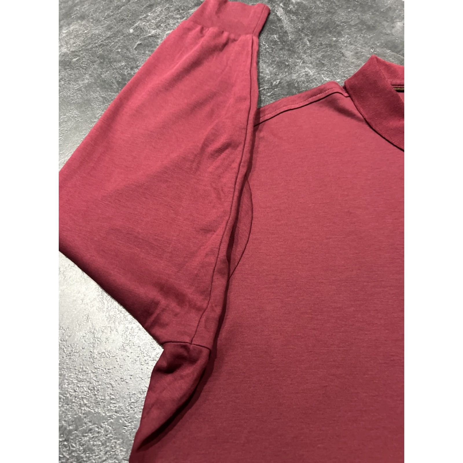 Polo Ralph Lauren Polo Ralph Lauren Polo Shirt XL Maroon Knit 100% Cotton Long Sleeve Embroidered Logo Golf Preppy Mens Regular Vintage: No Size US XL / EU 56 / 4 - 5 Thumbnail
