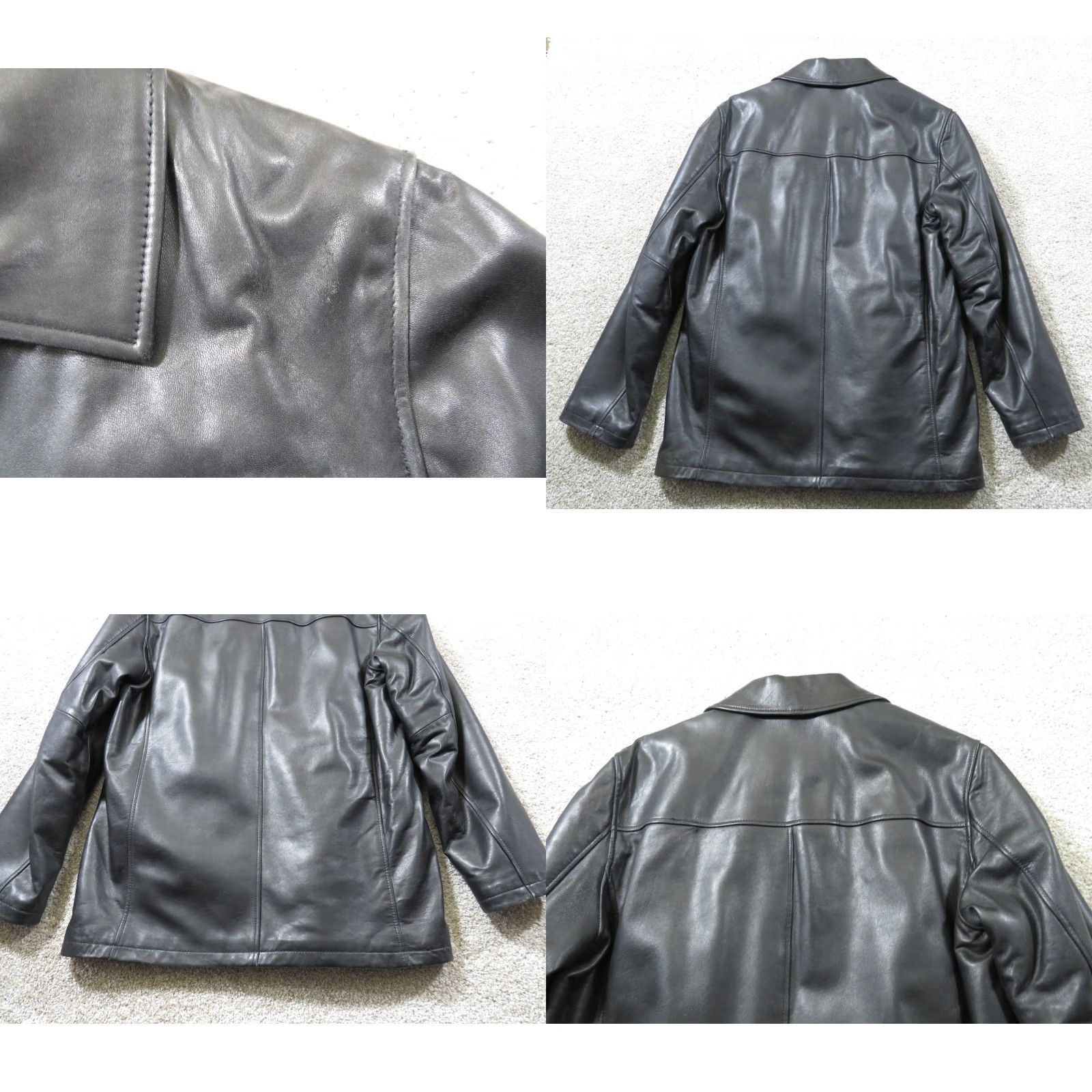 Vintage VINTAGE Wilsons Leather Pelle Studio Ultra Black Leather Jacket Removable Liner Men M Bomber Jacket Black Insulated Lined Zip Collared Mid-Length Size US M / EU 48-50 / 2 - 8 Thumbnail