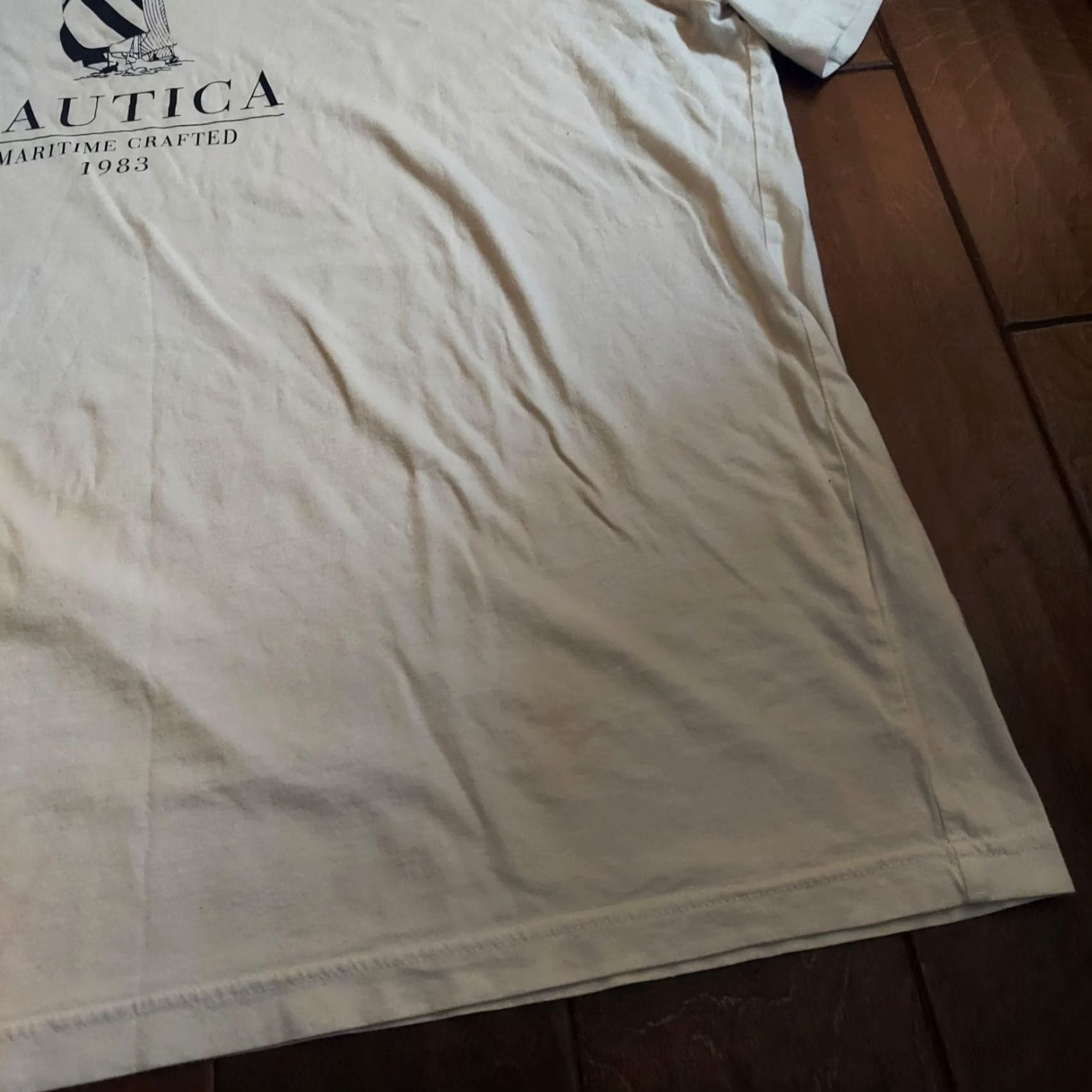 Nautica Nautica Mens Maritime Crafted 1983 Sail Boat Print Shirt - 2XL Size US XXL / EU 58 / 5 - 4 Thumbnail