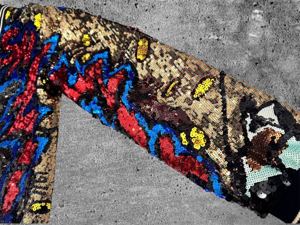 Celine × Hedi Slimane CELINE BY HEDI SLIMANE “SS19 COUTURE SEQUINS TEDDY” Size US S / EU 44-46 / 1 - 14 Thumbnail