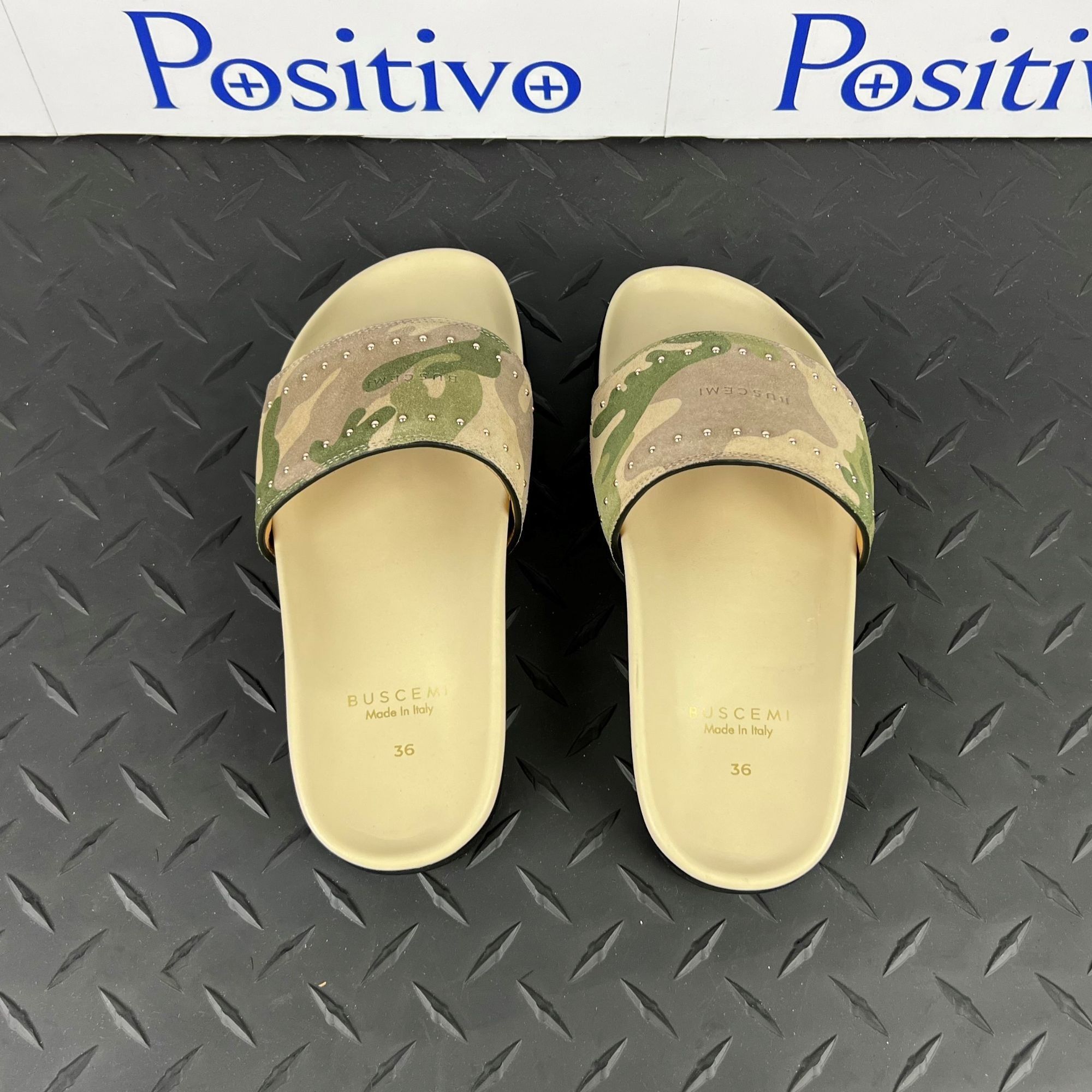 Buscemi Buscemi Slide Camou Suede Sandals US 6 EU 36 Size US 6 / IT 36 - 3 Thumbnail
