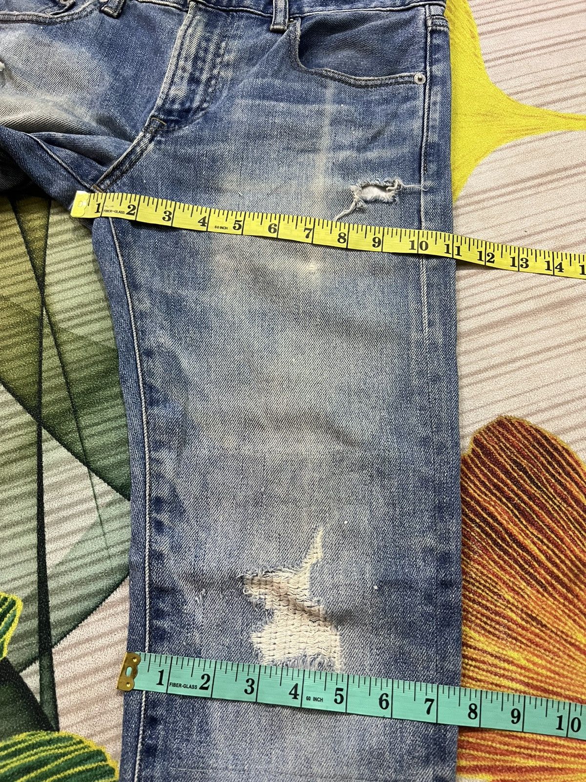 Japanese Brand × Seditionaries × Uniqlo UNIQLO DISTRESSED DENIM VERY RARE Size US 30 / EU 46 - 14 Thumbnail