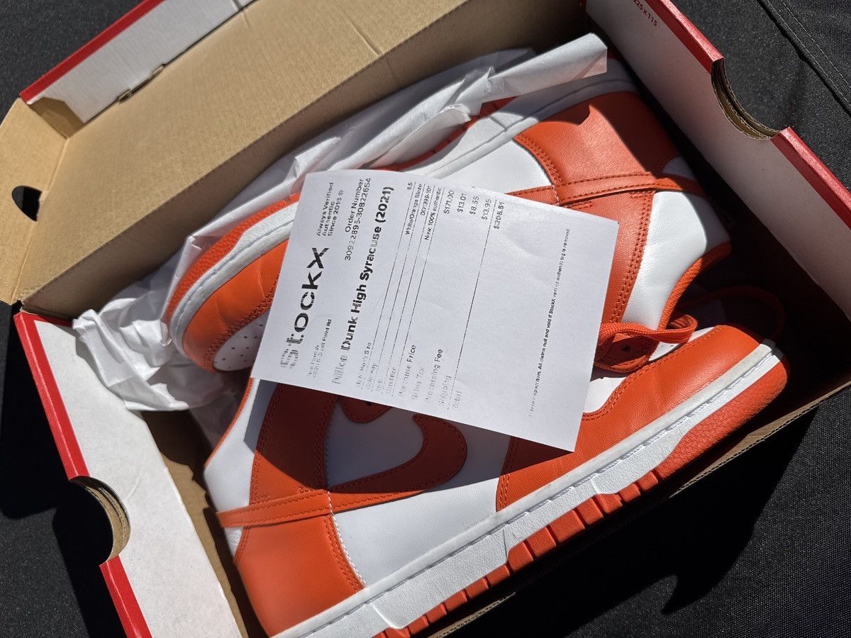 Nike Nike Dunk high Syracuse Size US 8.5 / EU 41-42 - 7 Thumbnail