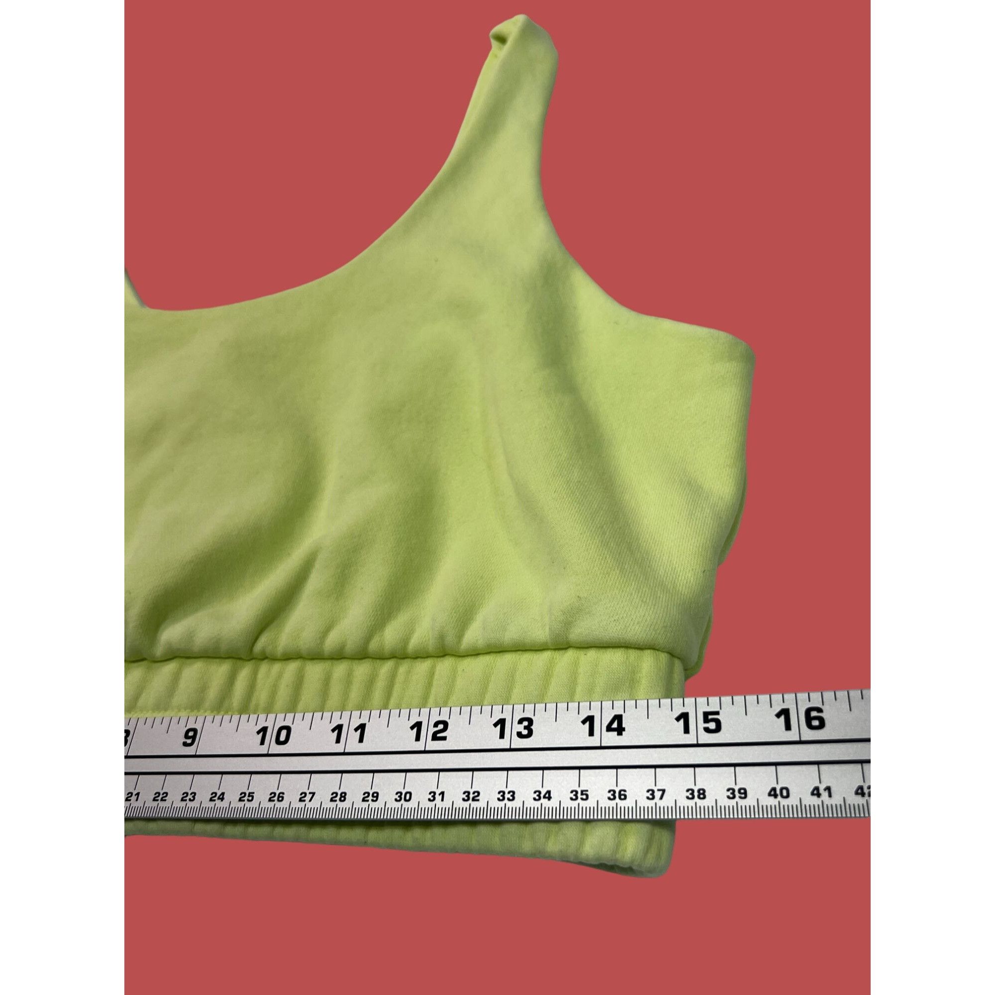Other Wild Fable - Women's Light Support Sports Bra - Lemon Yellow Size ONE SIZE - 4 Thumbnail