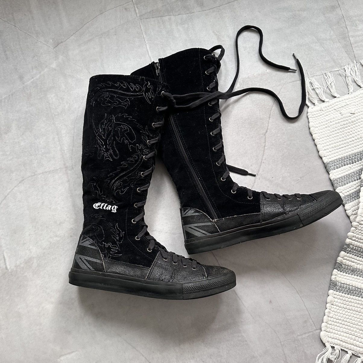 Adidas × Y's Japan Punk Yohji Yamamoto Style Boxing Biker Converse Vibe Size US 9.5 / EU 42-43 - 6 Thumbnail