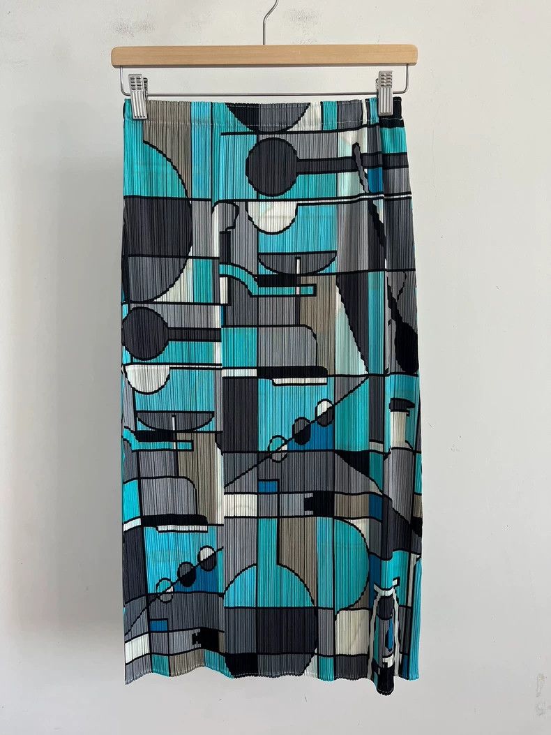 Issey Miyake issey miyake size:3 Geometric skirt Size 42" / US 20 - 1 Thumbnail