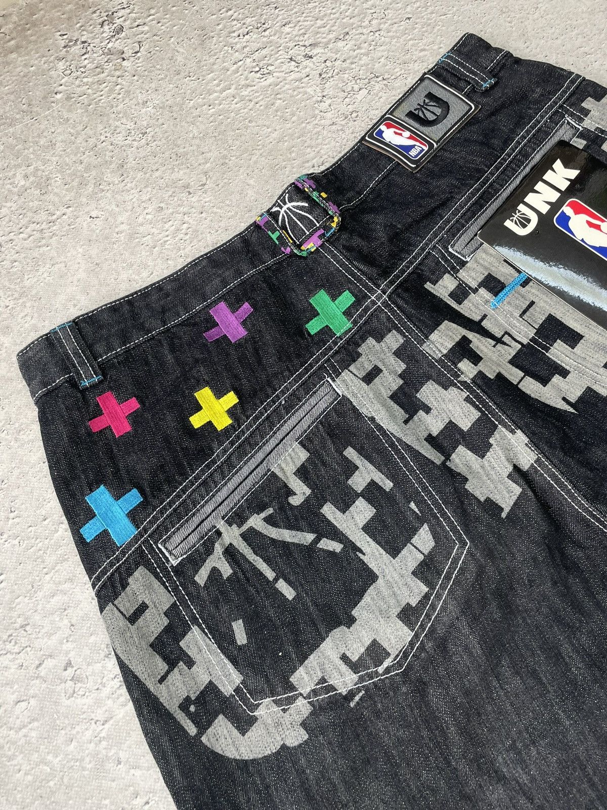 NBA Wide Leg NBA junk SK8 rap shorts Size US 38 / EU 54 - 12 Thumbnail