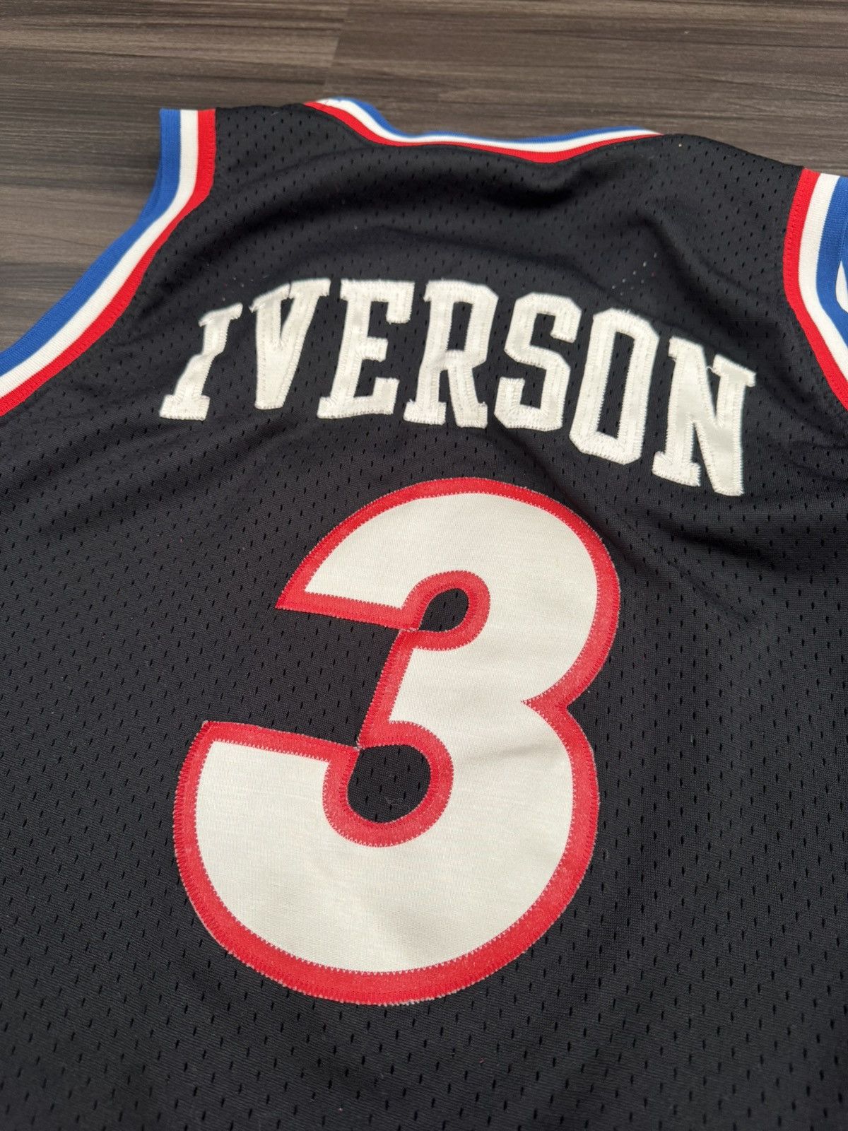 Nike Vintage 76ers Sixers Allen Iverson #3 NBA Stitched Jersey Size US XXL / EU 58 / 5 - 10 Thumbnail