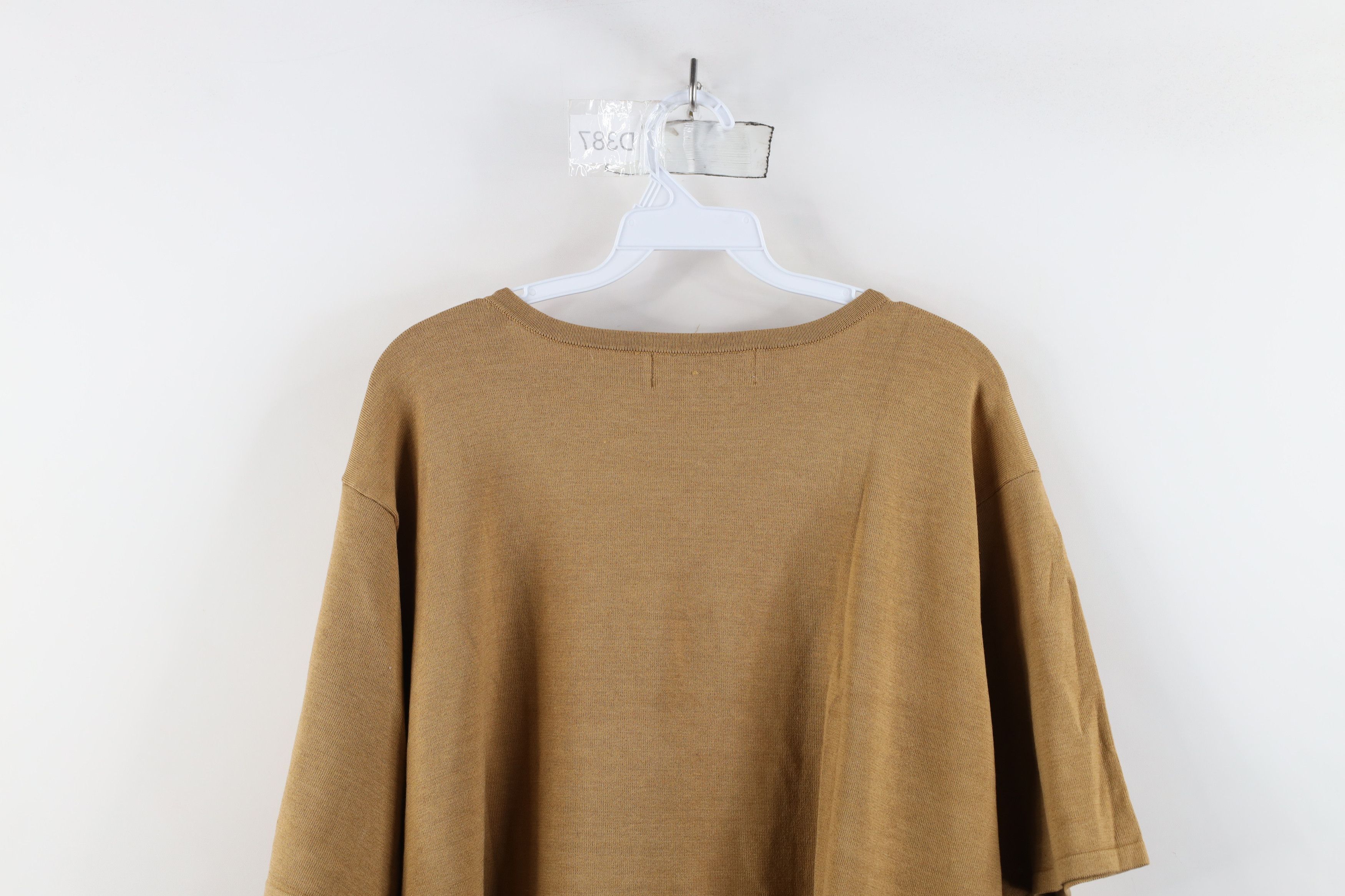 Vintage Deadstock Vintage 90s Streetwear Knit Short Sleeve Sweater Size 3XL / US 20-22 - 13 Thumbnail