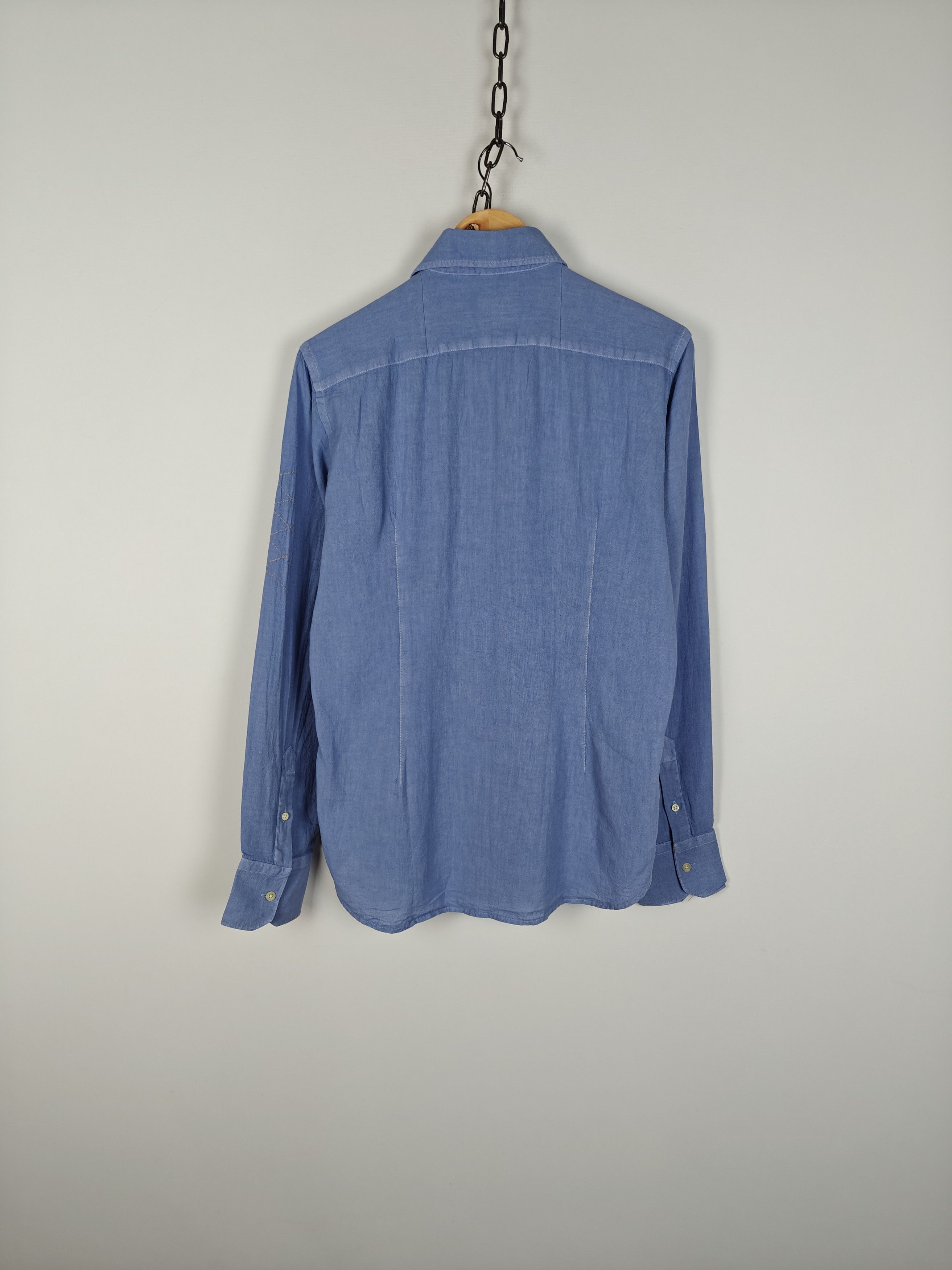 La Martina La Martina Linen Shirt Buenos Aires Collared Blue size L Size US L / EU 52-54 / 3 - 9 Thumbnail