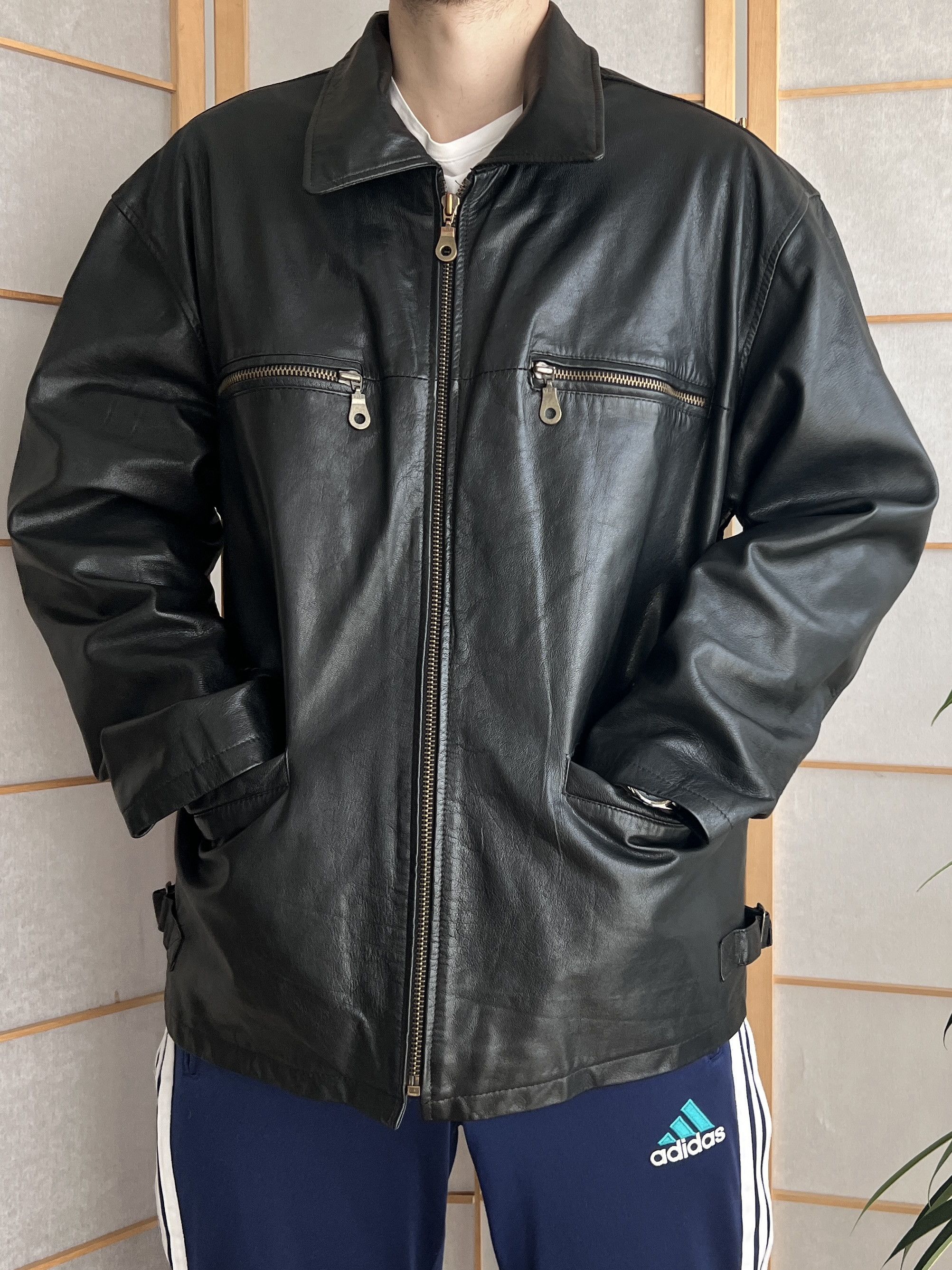 If Six Was Nine Japanese shine leather jacket 2000s rick owens kapital style Size US L / EU 52-54 / 3 - 11 Thumbnail