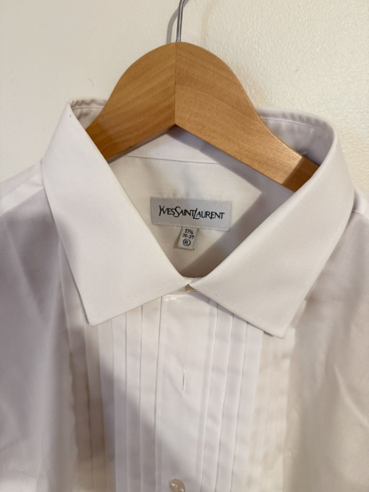 Yves Saint Laurent Vintage YSL Brand New Button Up Shirt Victorian Era Rare Size US XL / EU 56 / 4 - 1 Thumbnail