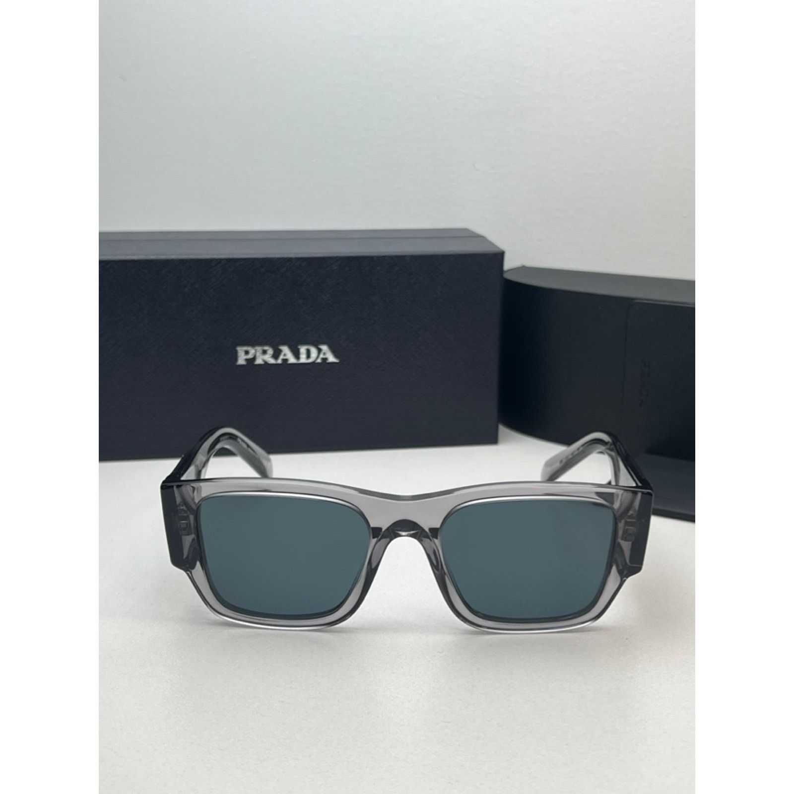 Prada NEW Prada PR10ZS Asphalt Grey Sunglasses Unisex $563 Size ONE SIZE - 2 Thumbnail